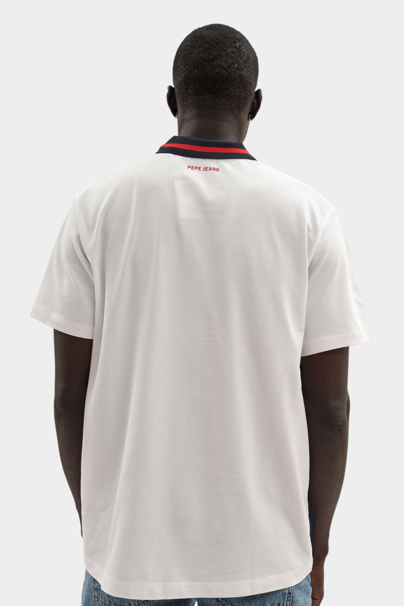 RM5400003..800 Поло с коротким рукавом Pepe Jeans Белый