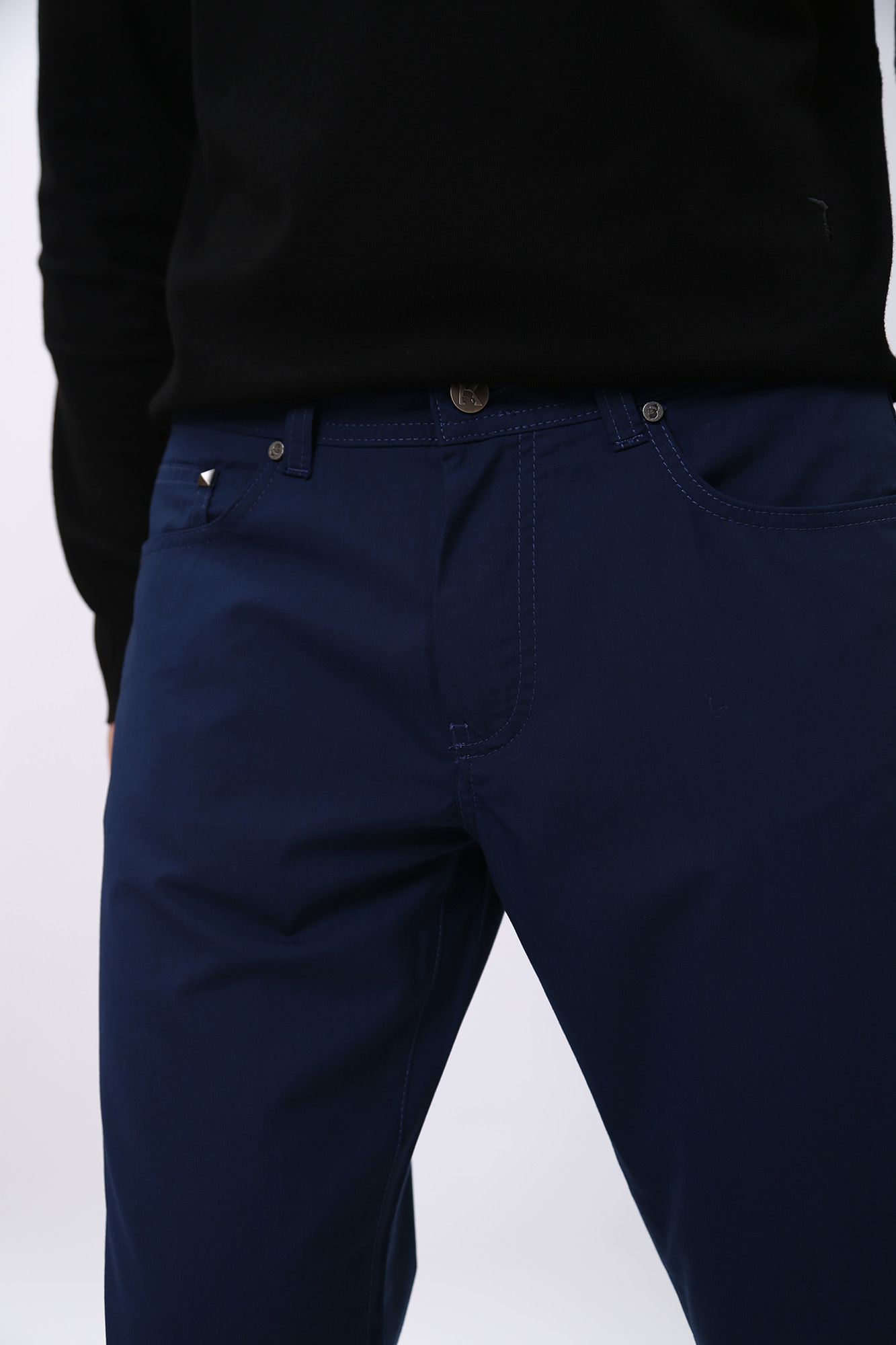 511813_265840 Брюки 5-карманные  Karl Lagerfeld Синий