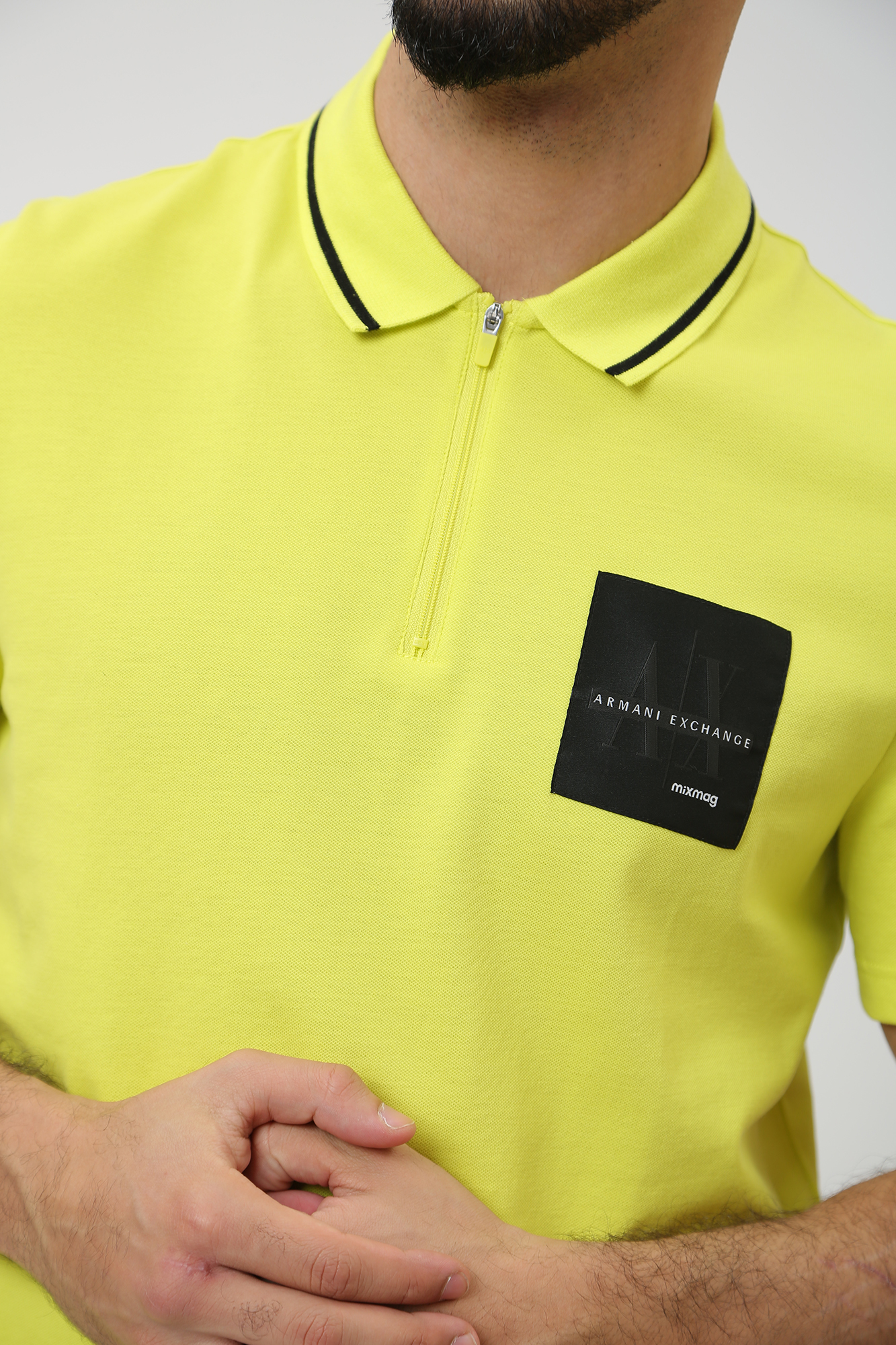 3DZFJA_ZJXHZ Поло Armani Exchange Желтый