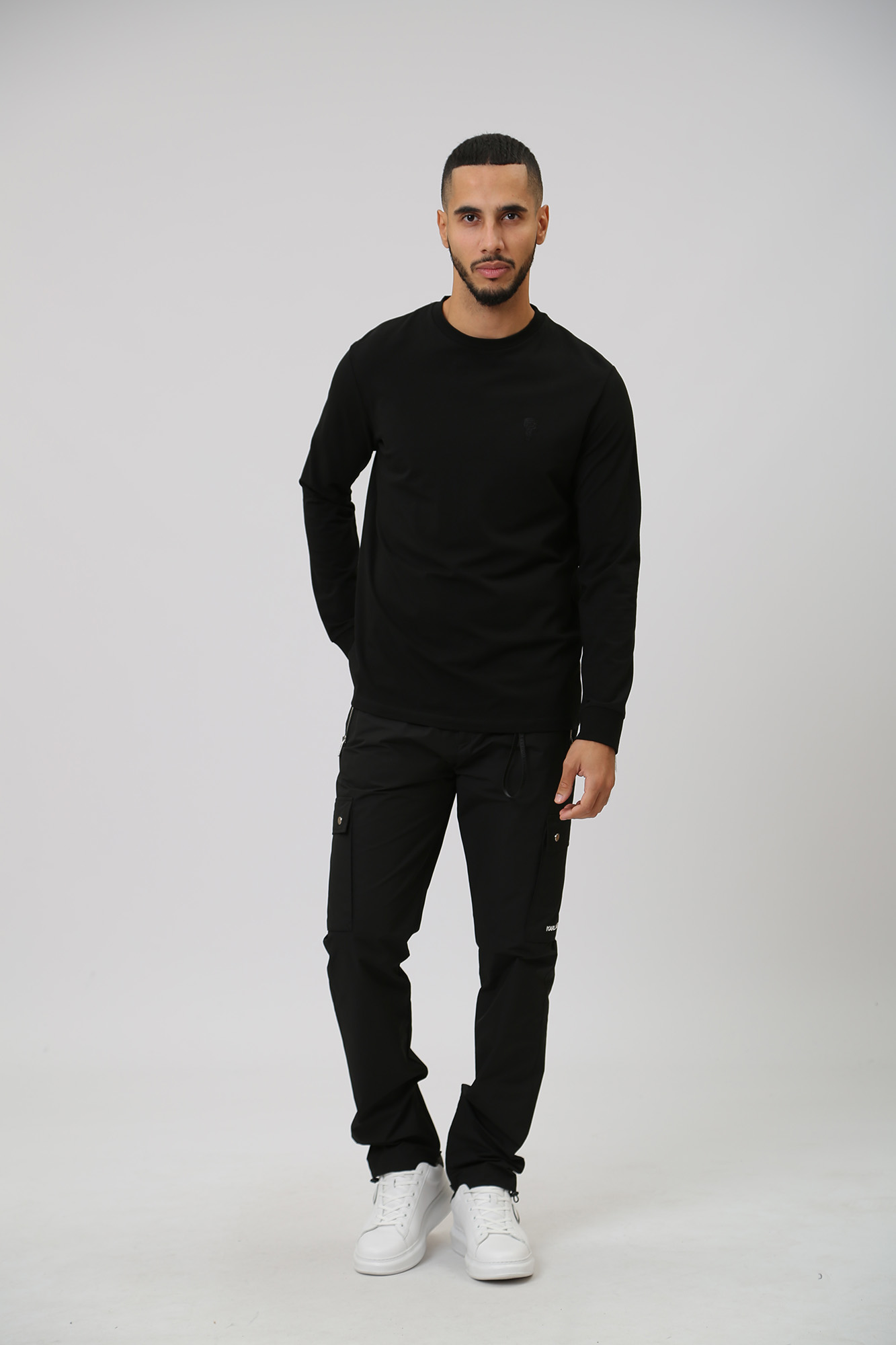 534221_755028 Лонгслив Karl Lagerfeld Черный