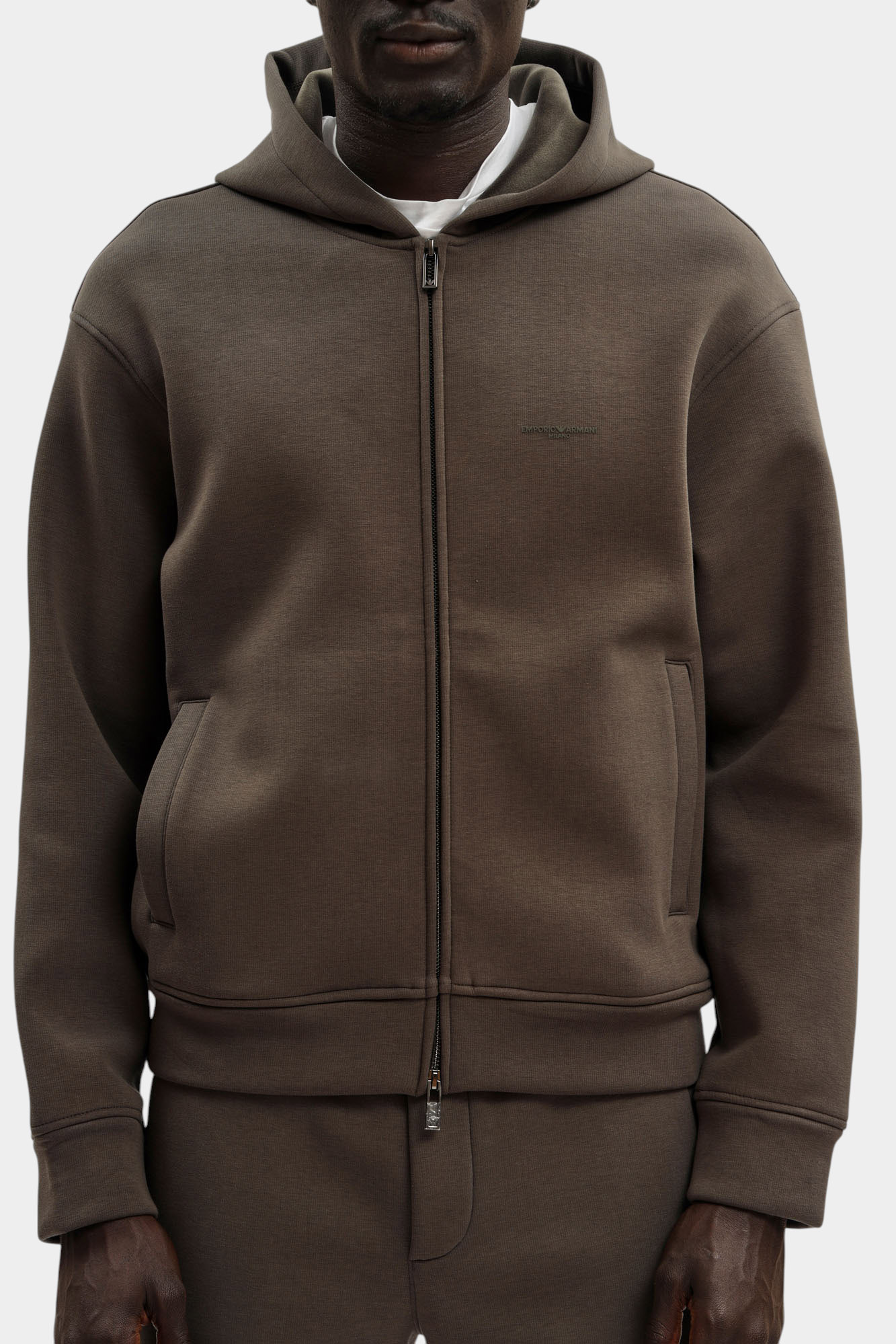 EM002866_ AF17547 Толстовка Emporio Armani Хаки