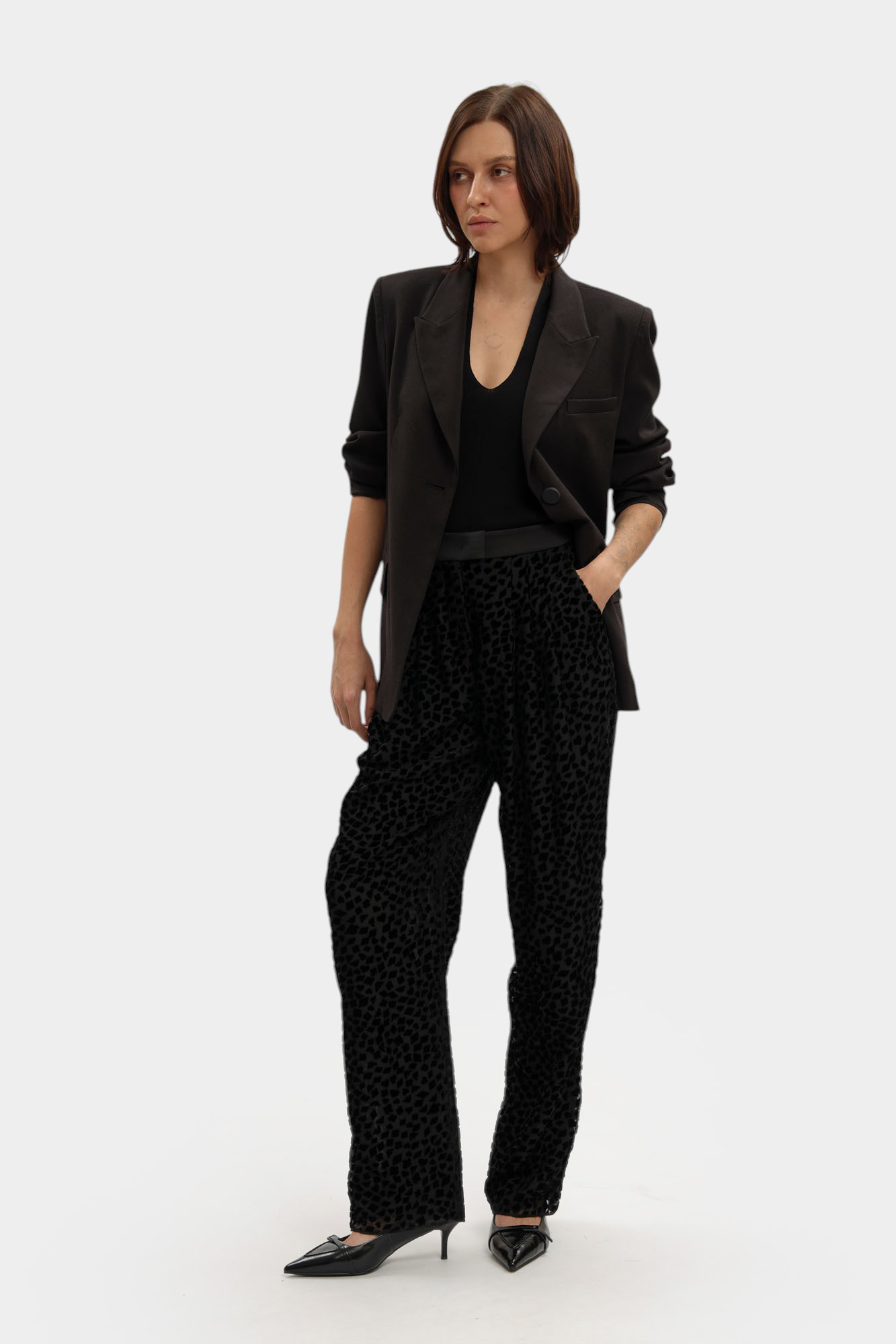 EW001476_ AF14315 брюки повседневные emporio armani 