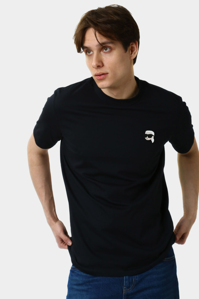 Кеды Karl Lagerfeld Натуральная кожа Черный