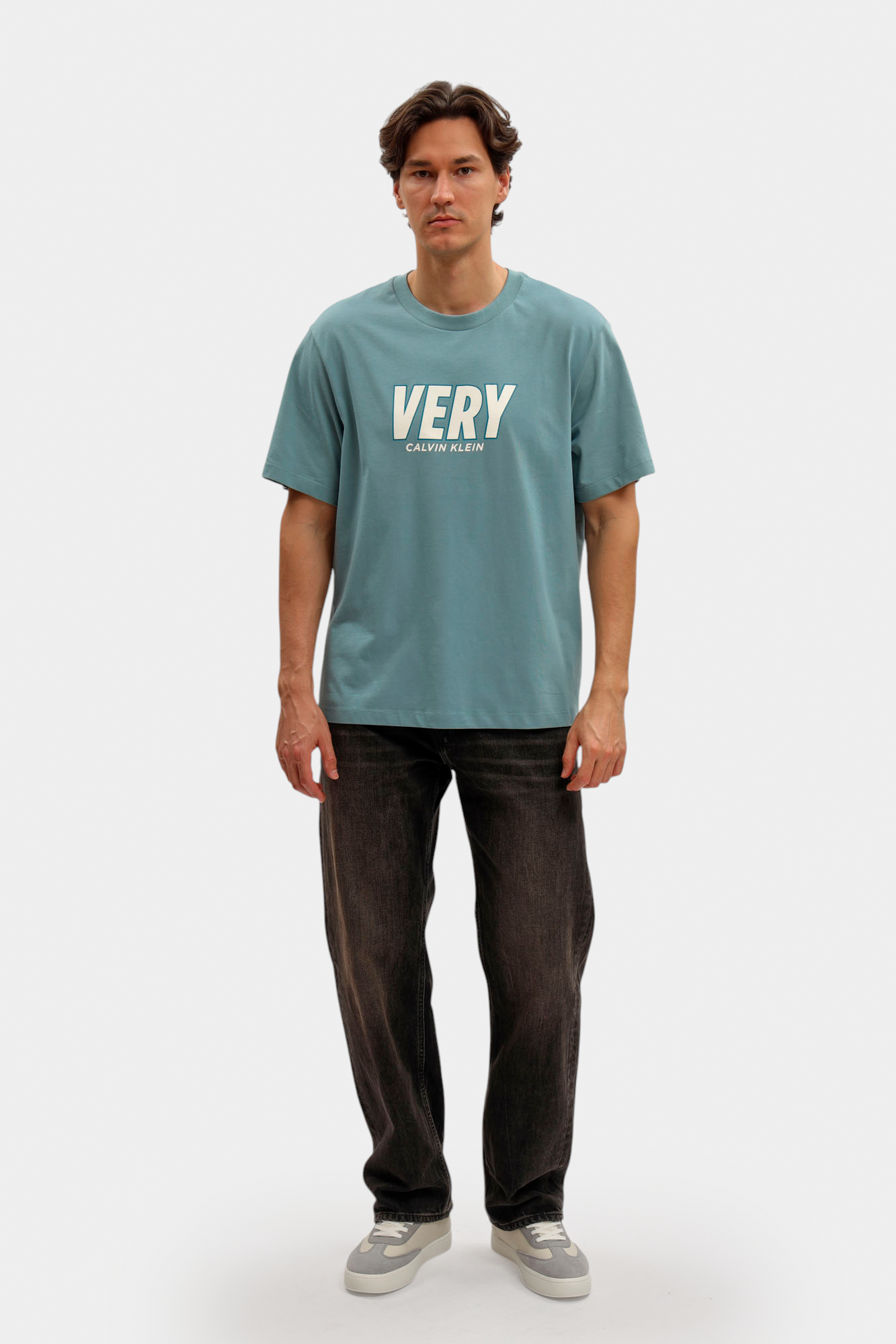 LV04RD800G Футболка Calvin Klein Jeans Голубой