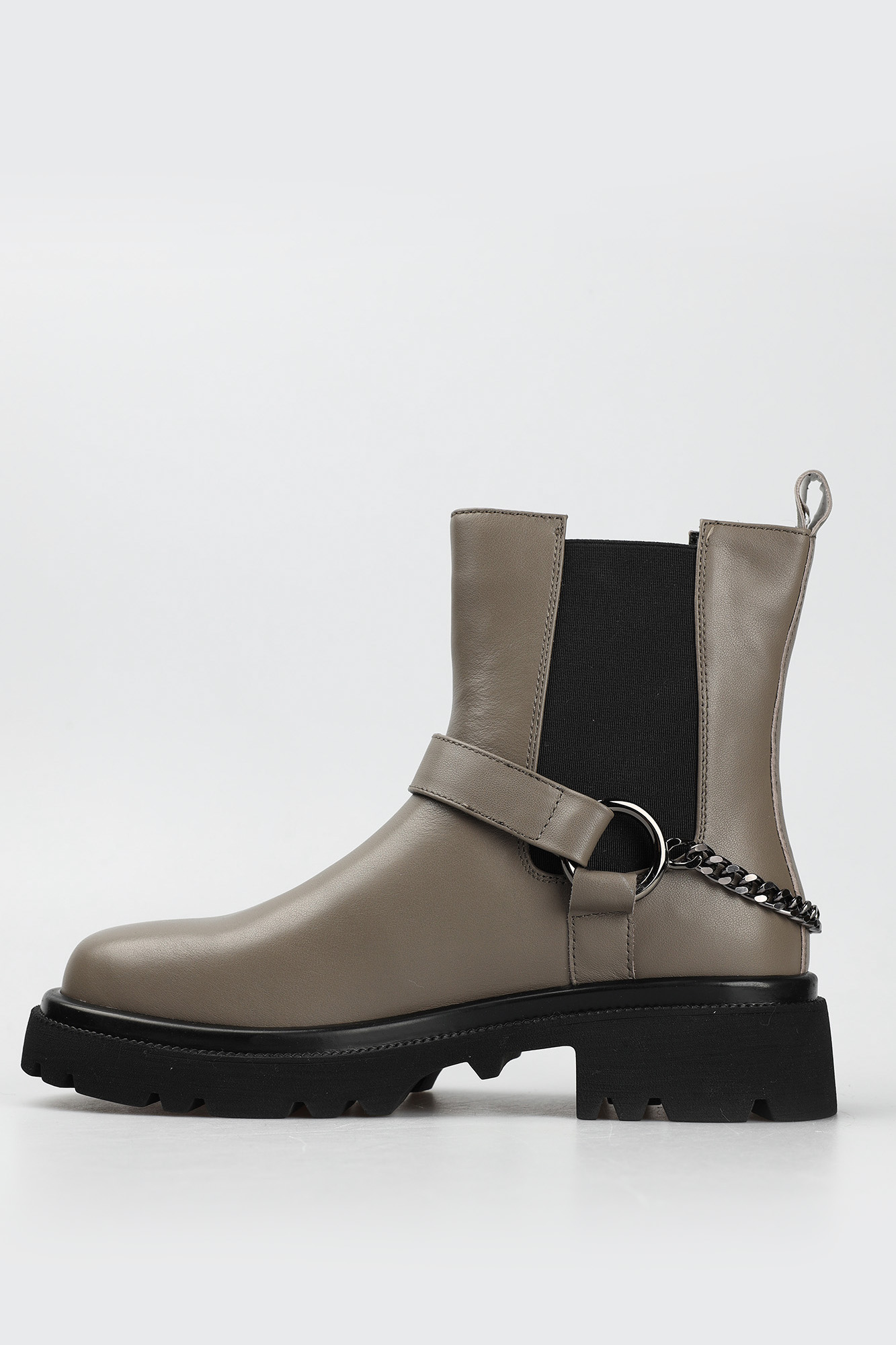 MC12113-WT/8 текстиль Ботинки жен кожа темн.сер. Ботинки челси Marc Cony Хаки