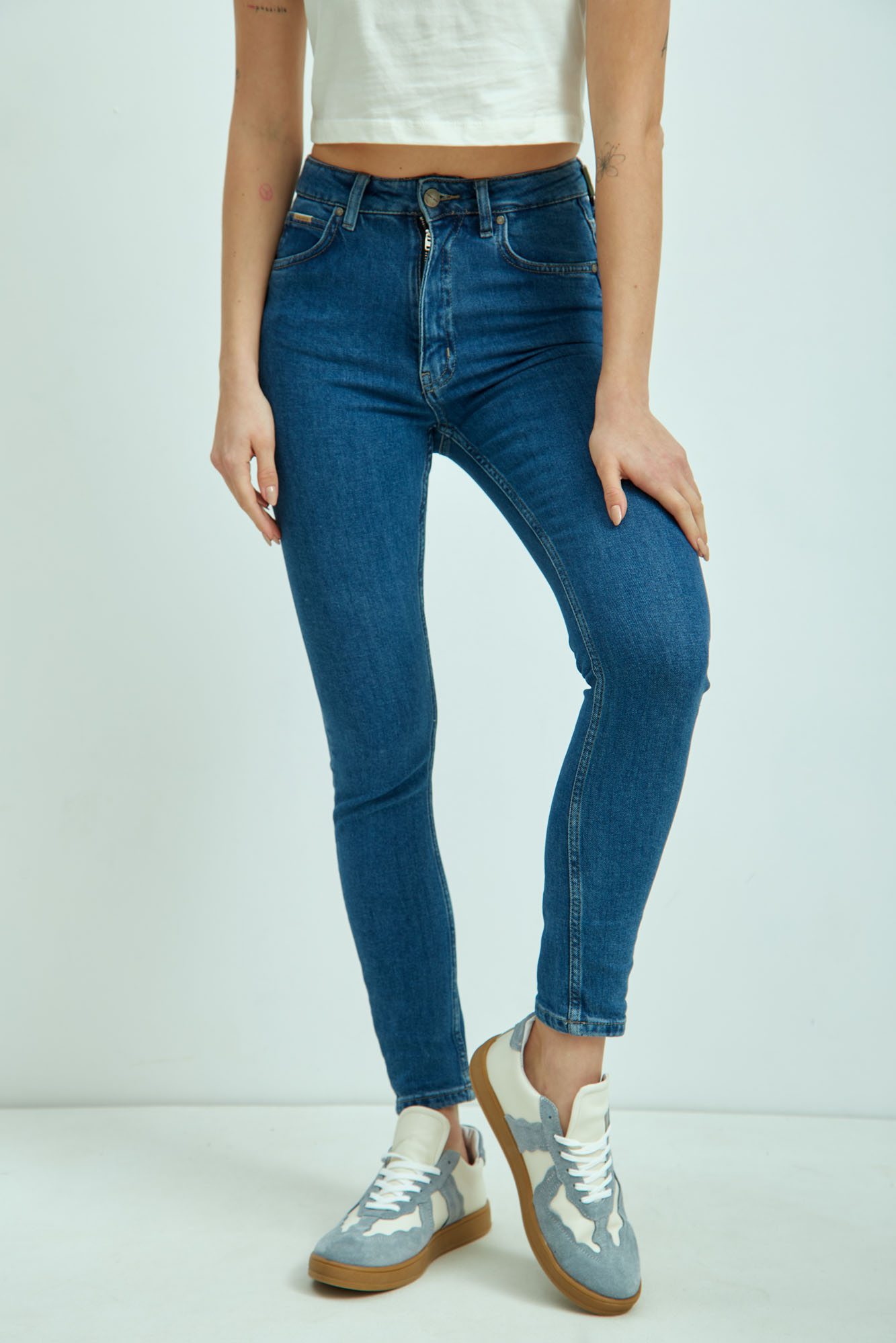 VW-OMA-33-024 джинсы high rise super skinny van mich