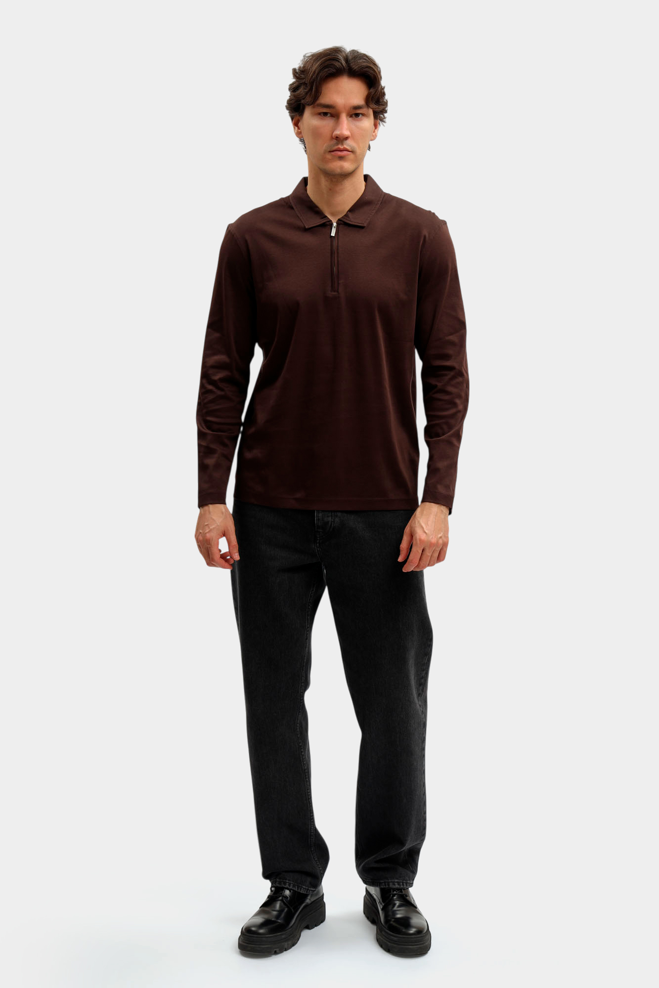 30048033_10017506 Поло Strellson Коричневый