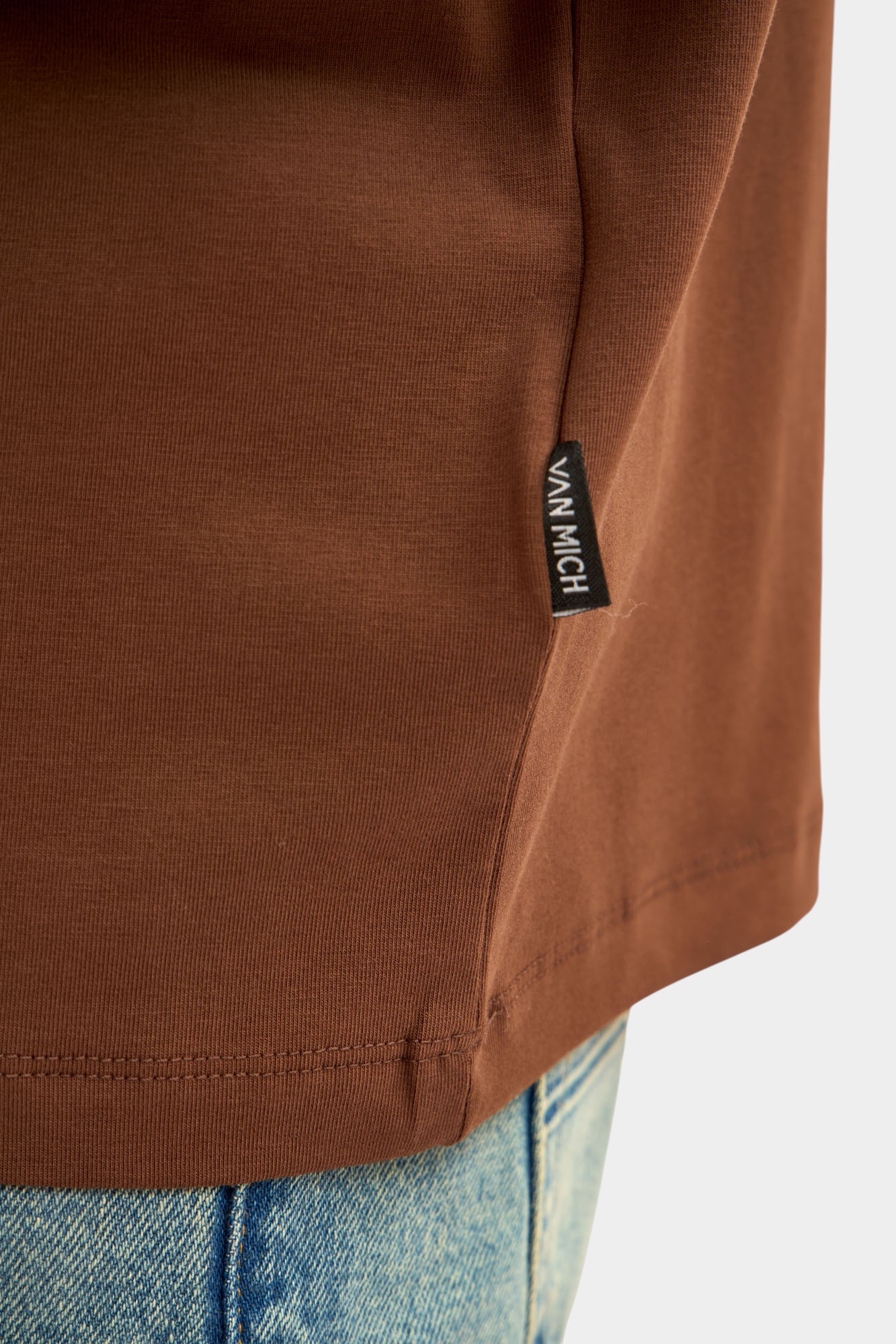 VM-ERK-22-573 Футболка Van Mich Коричневый