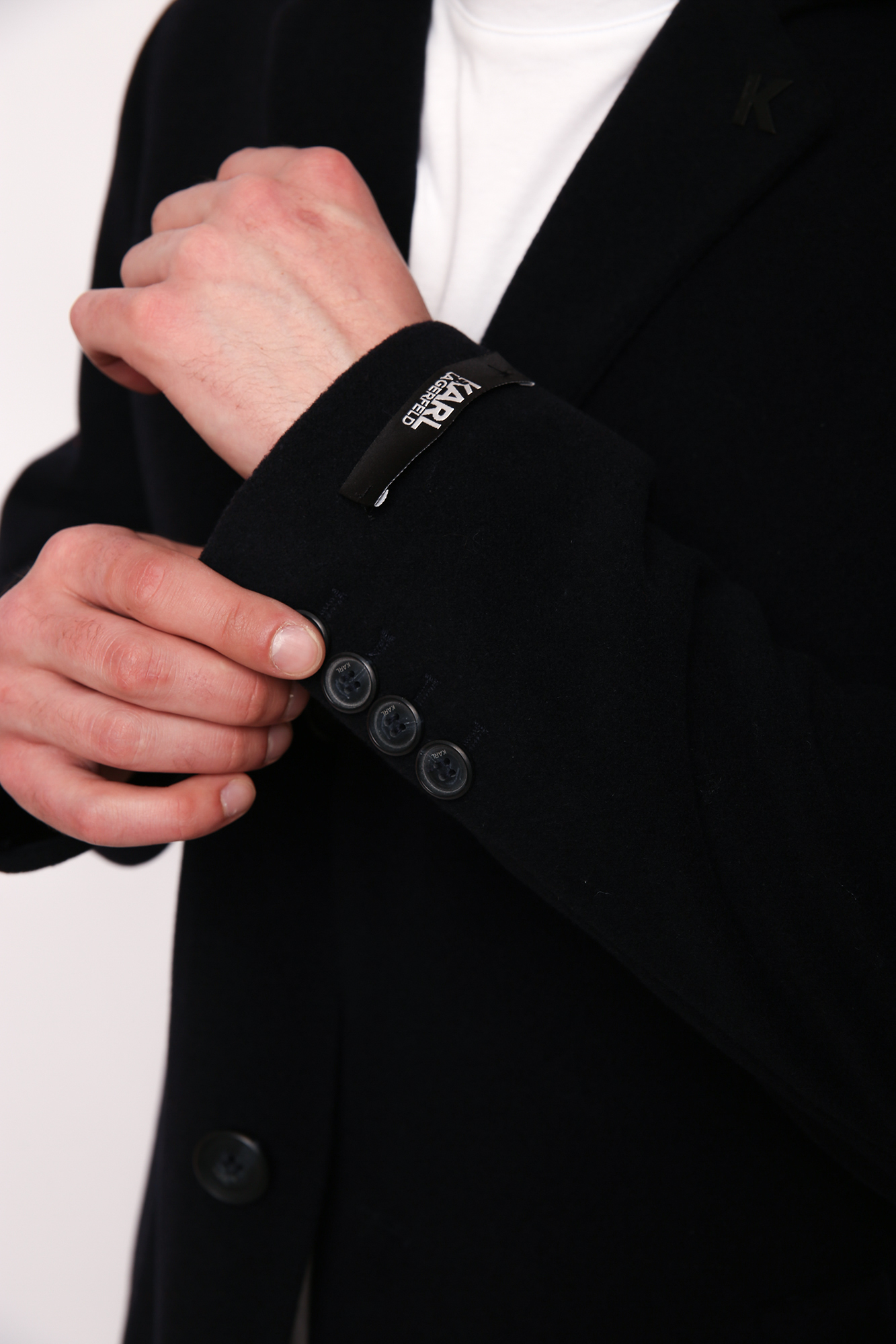 512798_455710 Пальто Karl Lagerfeld Синий