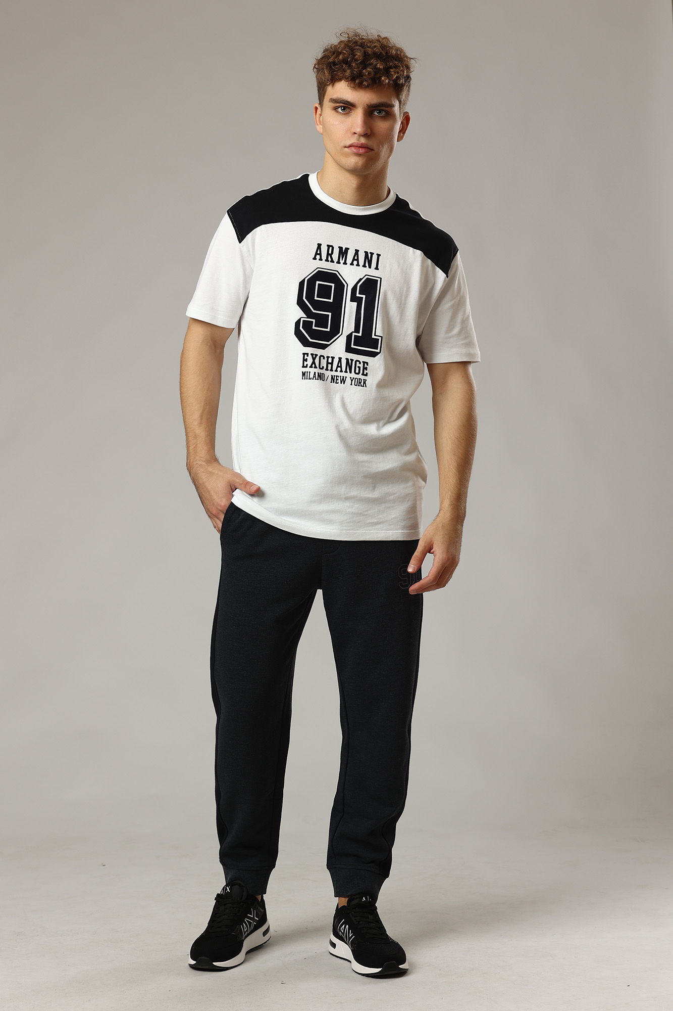 6LZPLB_ZJNCZ Брюки спортивные Armani Exchange Синий