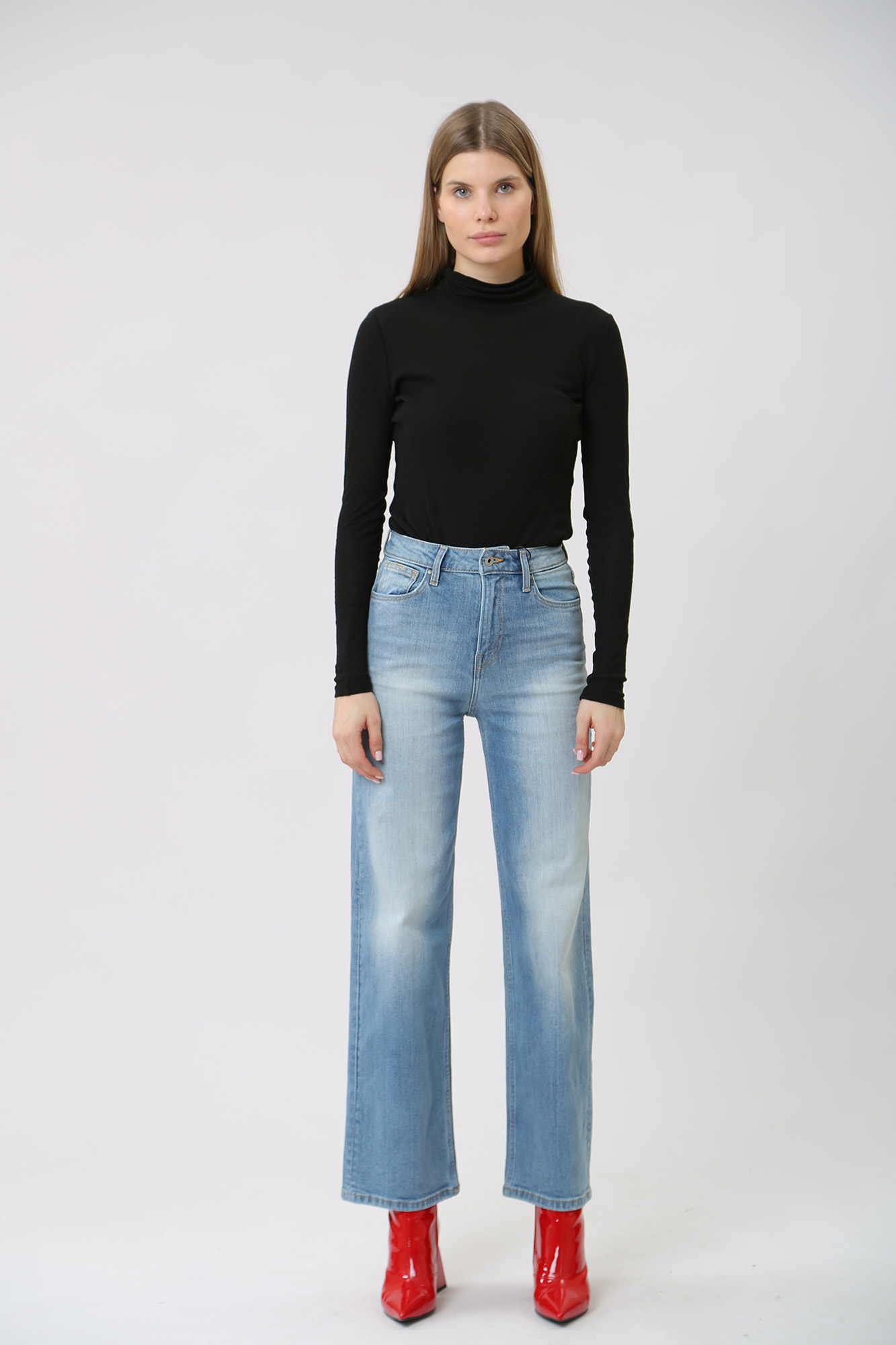 PL204598MI7 джинсы wide leg jeans uhw  pepe jeans 
