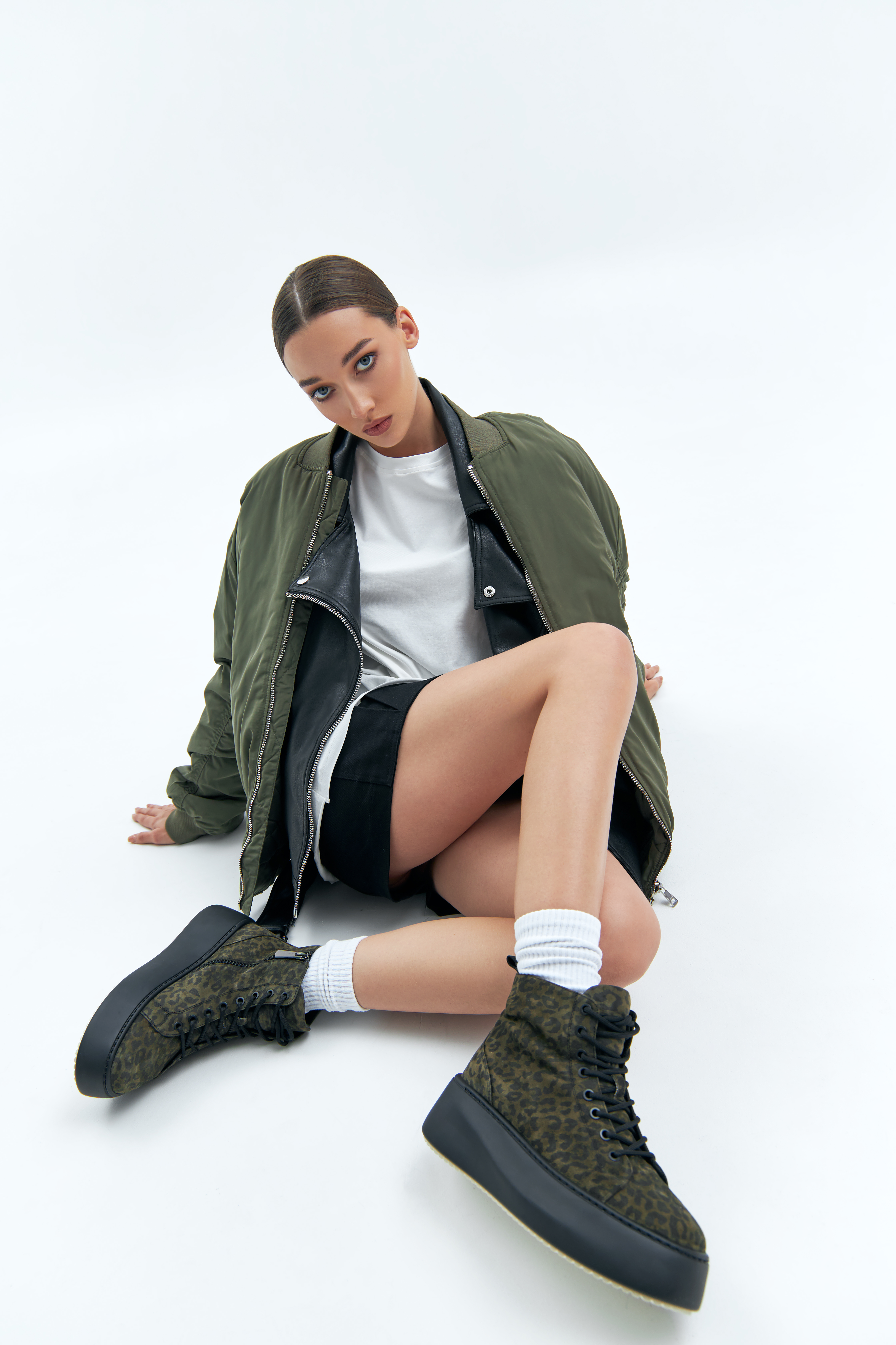 3221-976-85 Ботинки PREMIUM Marc Cony Хаки