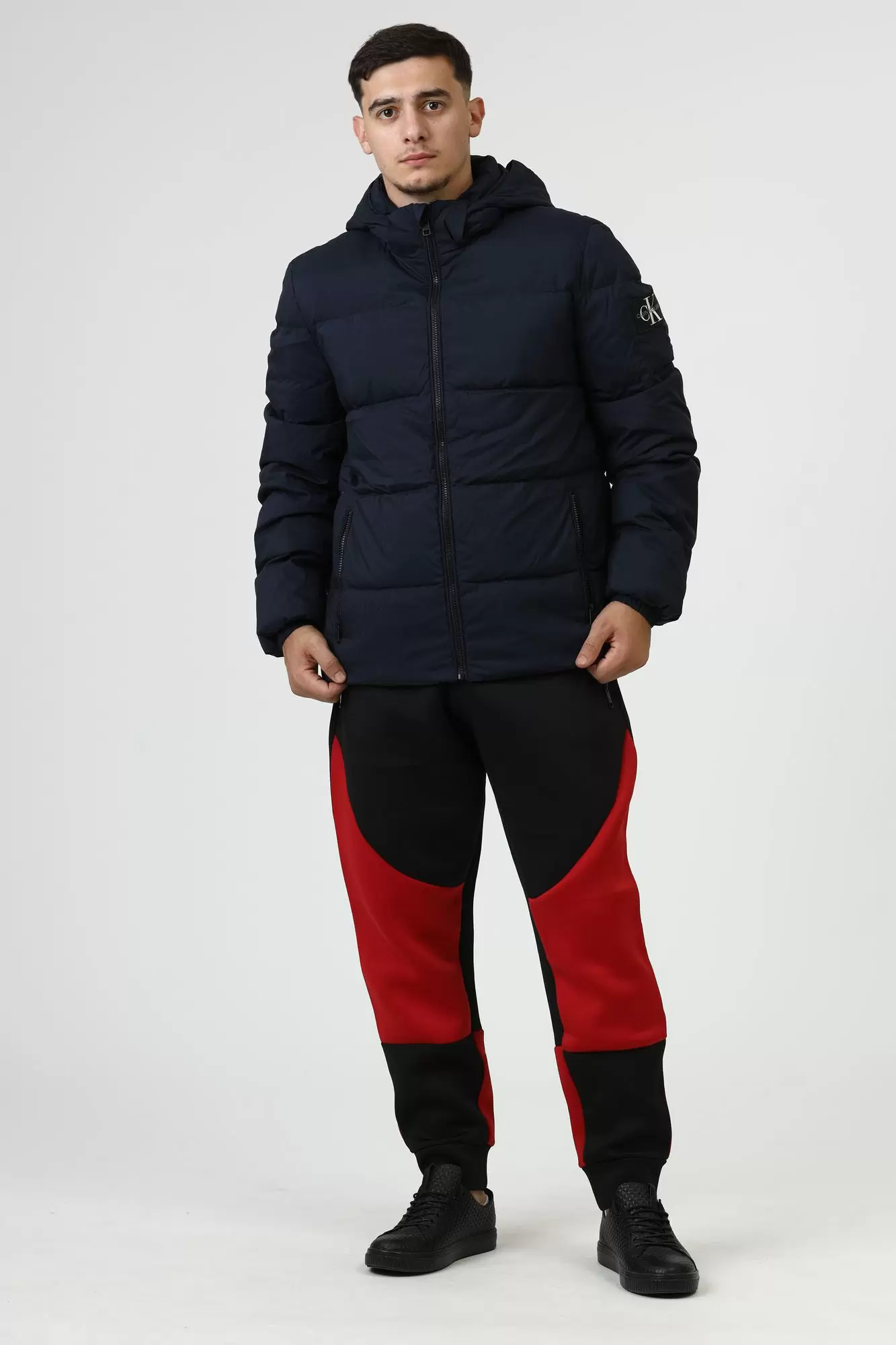 6GZP86_ZJ1RZ Брюки спортивные джоггеры Armani Exchange Красный