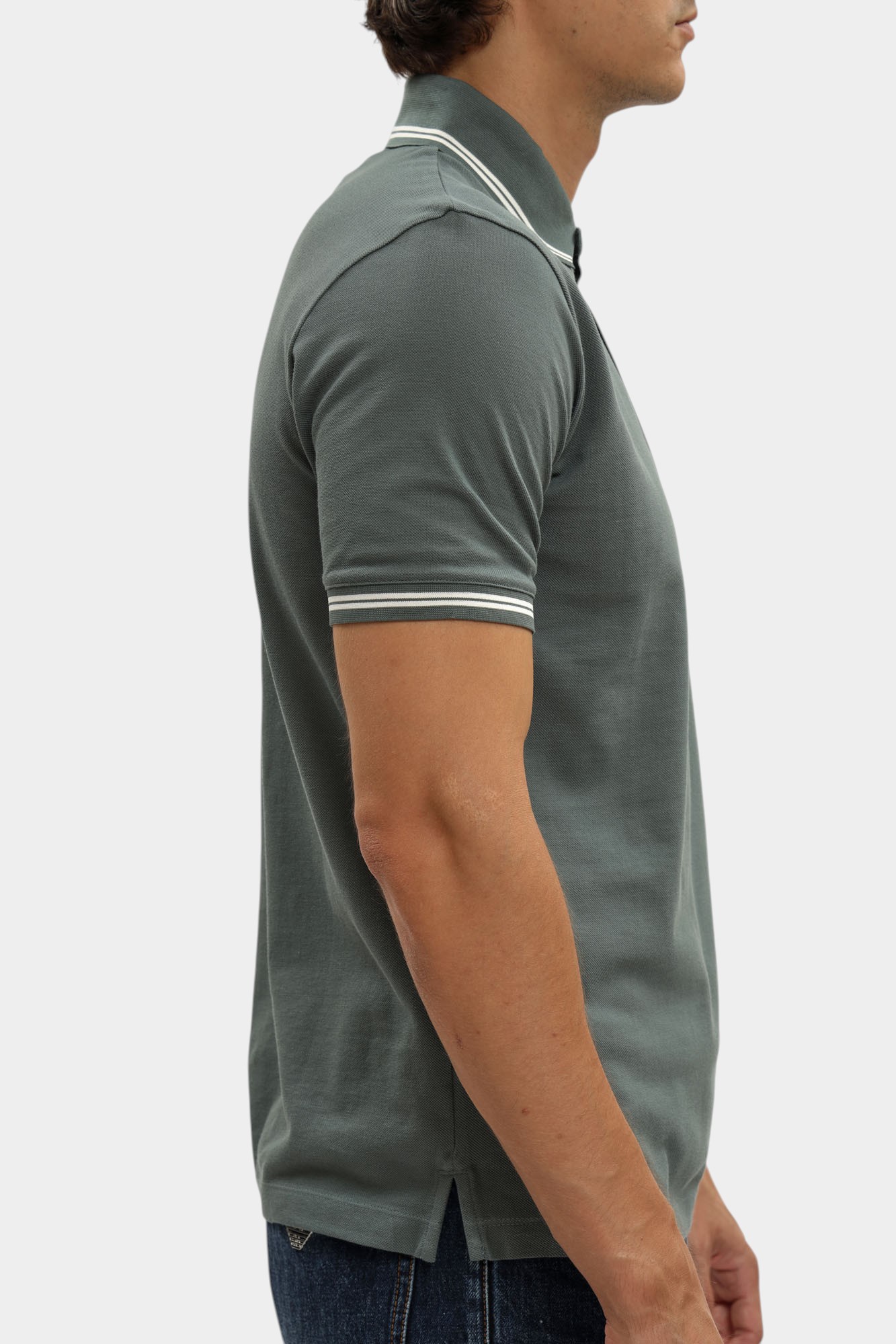 EM000852_AF12955 Футболка Поло Emporio Armani Серый