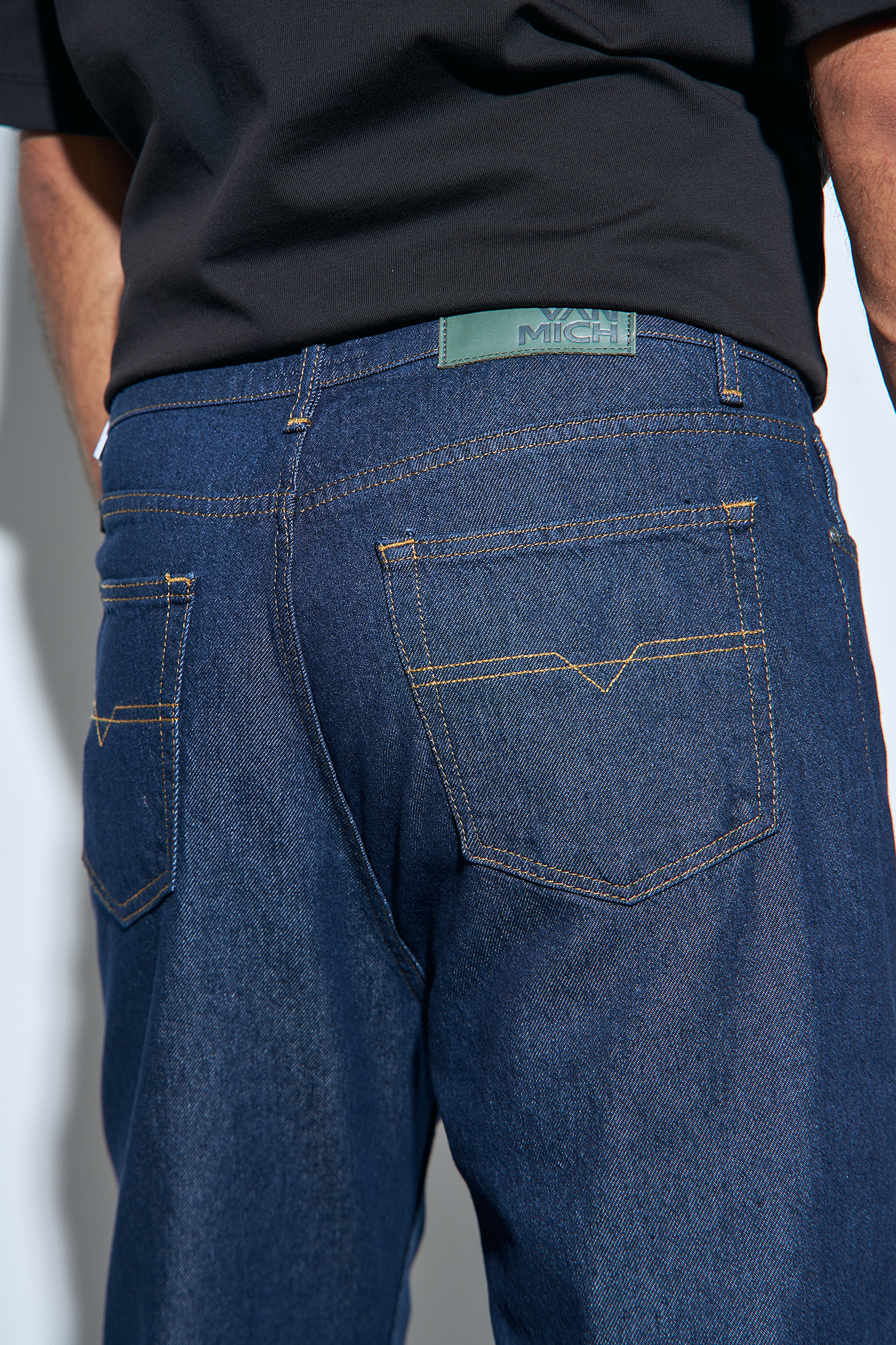 VM-232-33-014 Джинсы Regular Taper Van Mich Синий