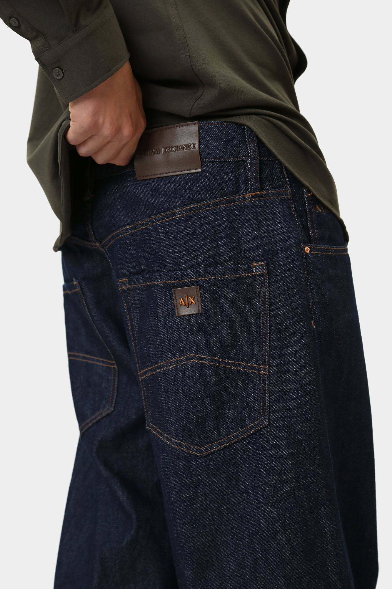 6DZJ83_Z1Z6Z Брюки джинсовые Armani Exchange Синий