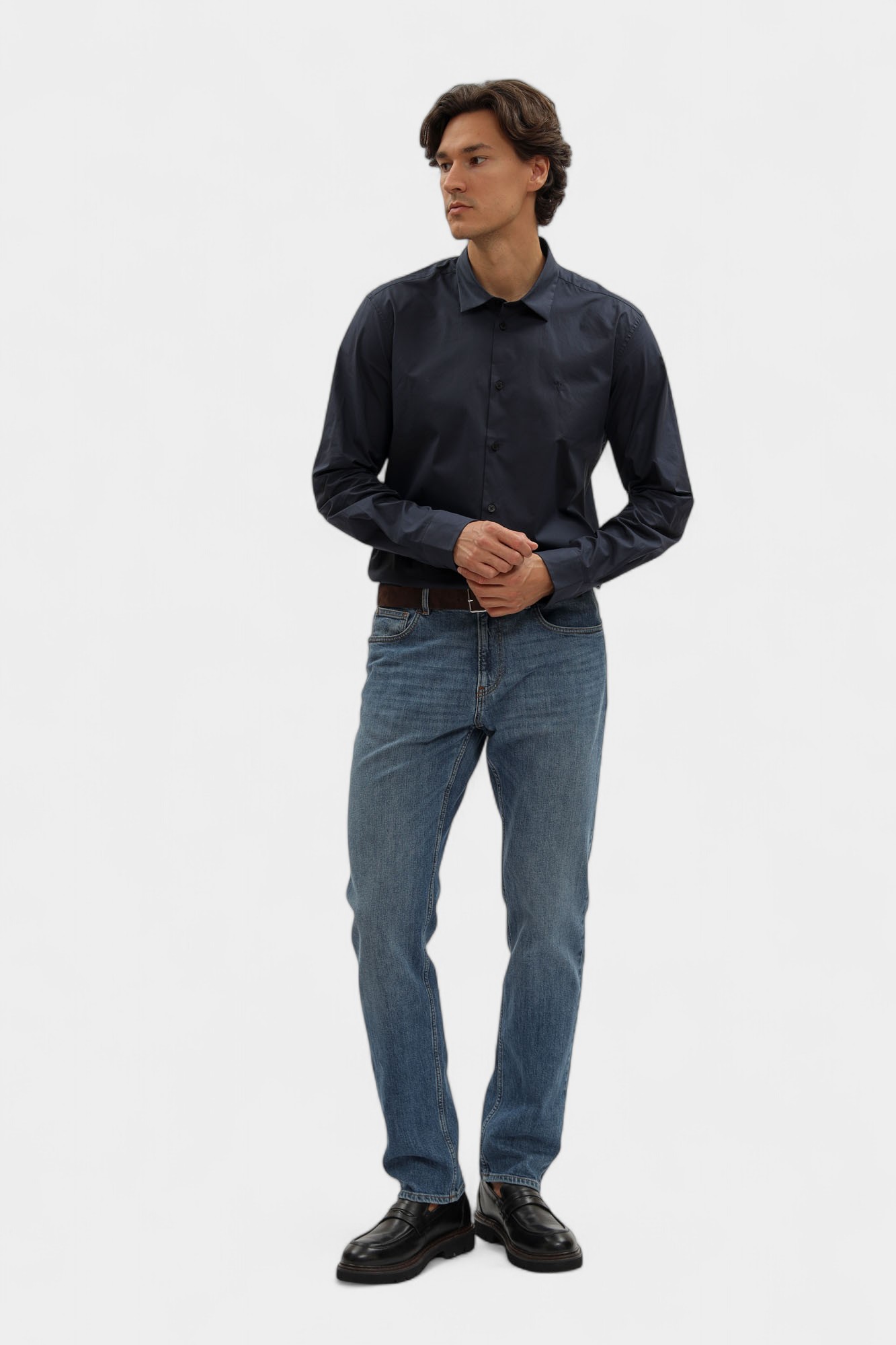 5004N000006N-MS101T13-08VZ Рубашка Trussardi Синий