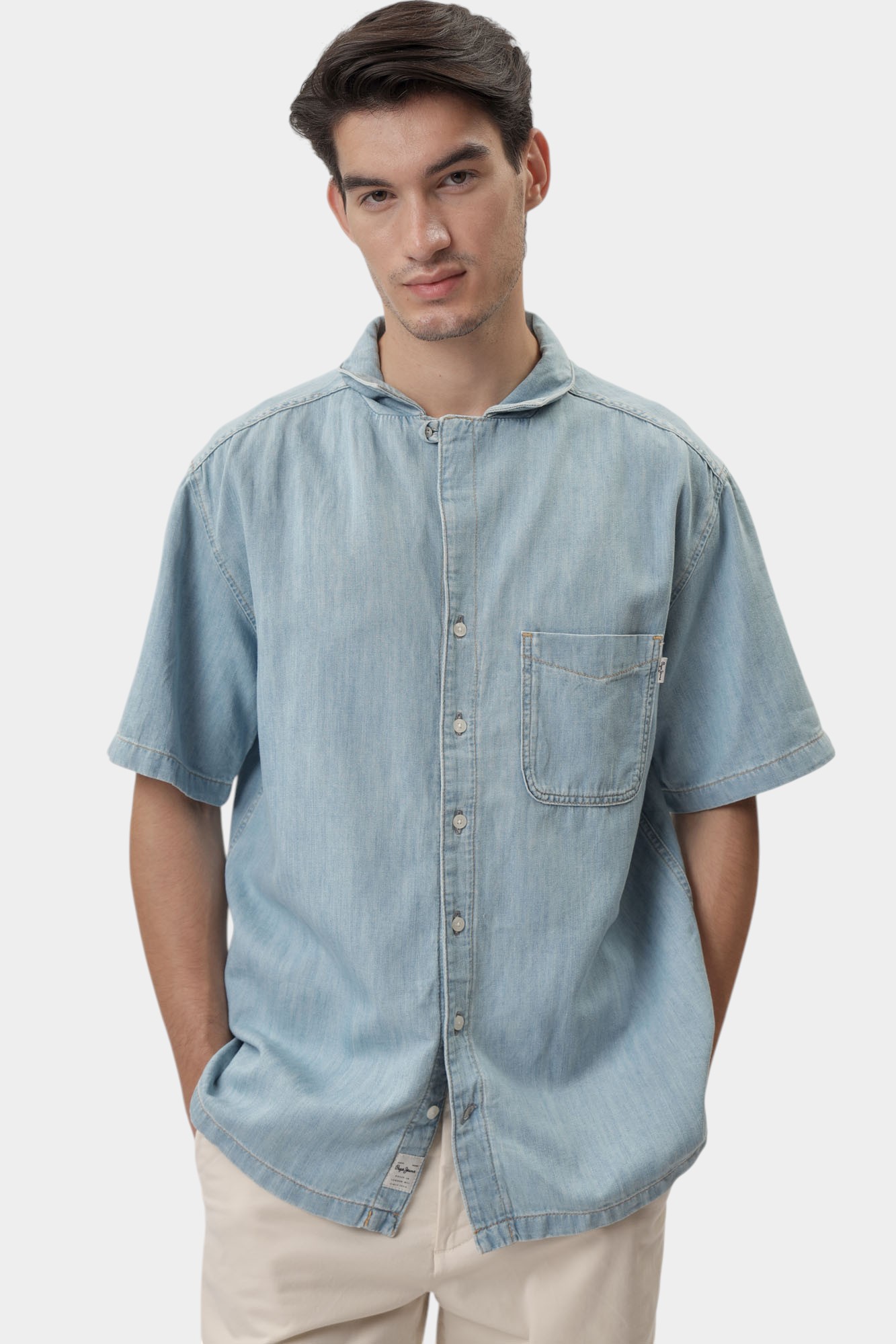 PM308820 Рубашка Pepe Jeans Голубой