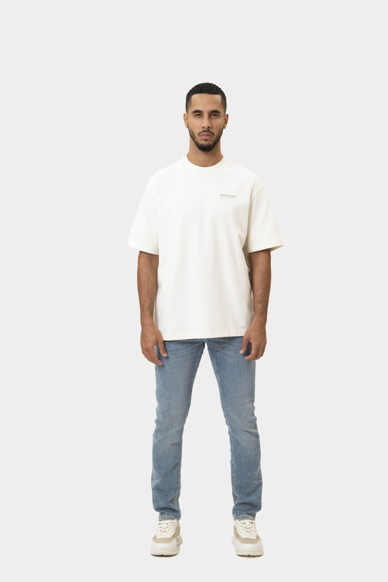 1014866-5000 Брюки джинсовые Mustang Синий