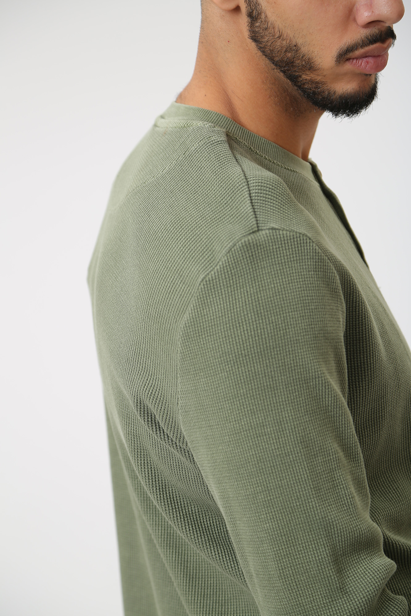 1014110 Поло с длинным рукавом Mustang Зеленый