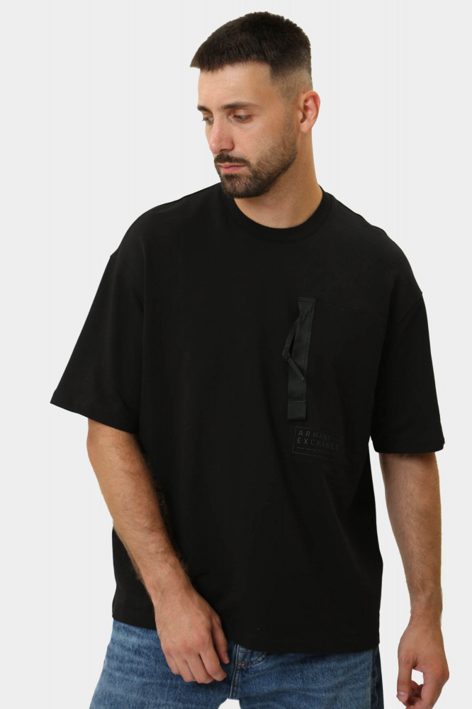 Брюки джинсовые Armani Exchange Хлопок Черный