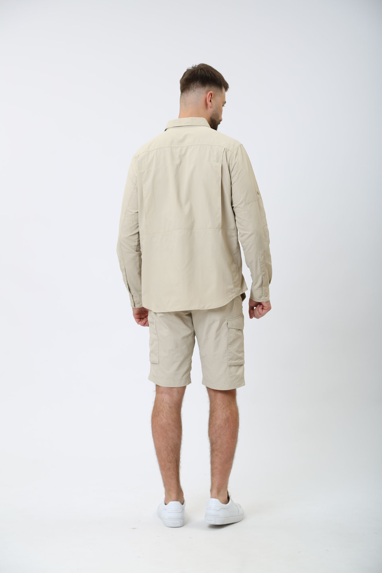 1839311 Рубашка с длинным рукавом Columbia Бежевый