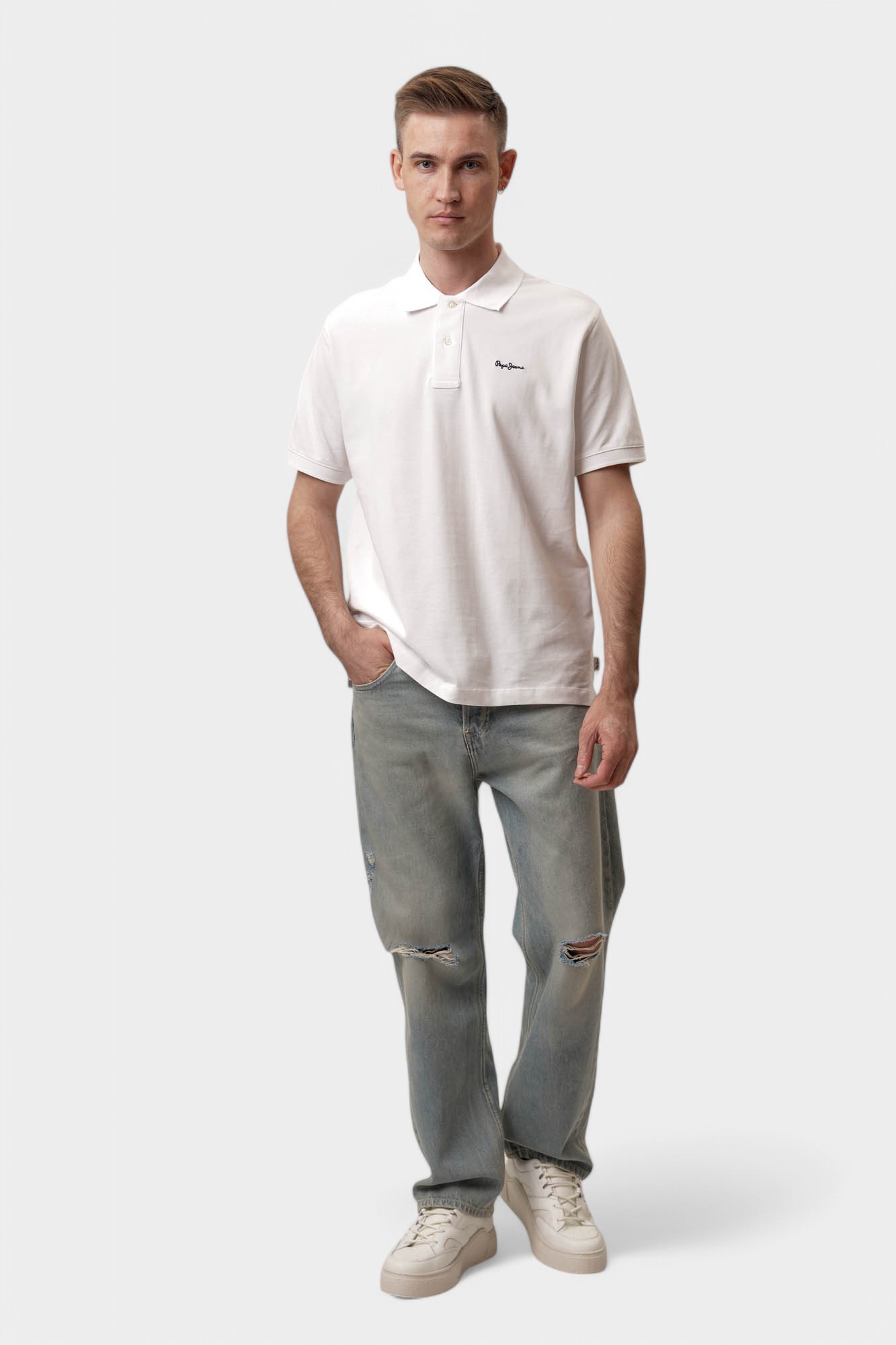 PM542298 Поло Pepe Jeans Белый