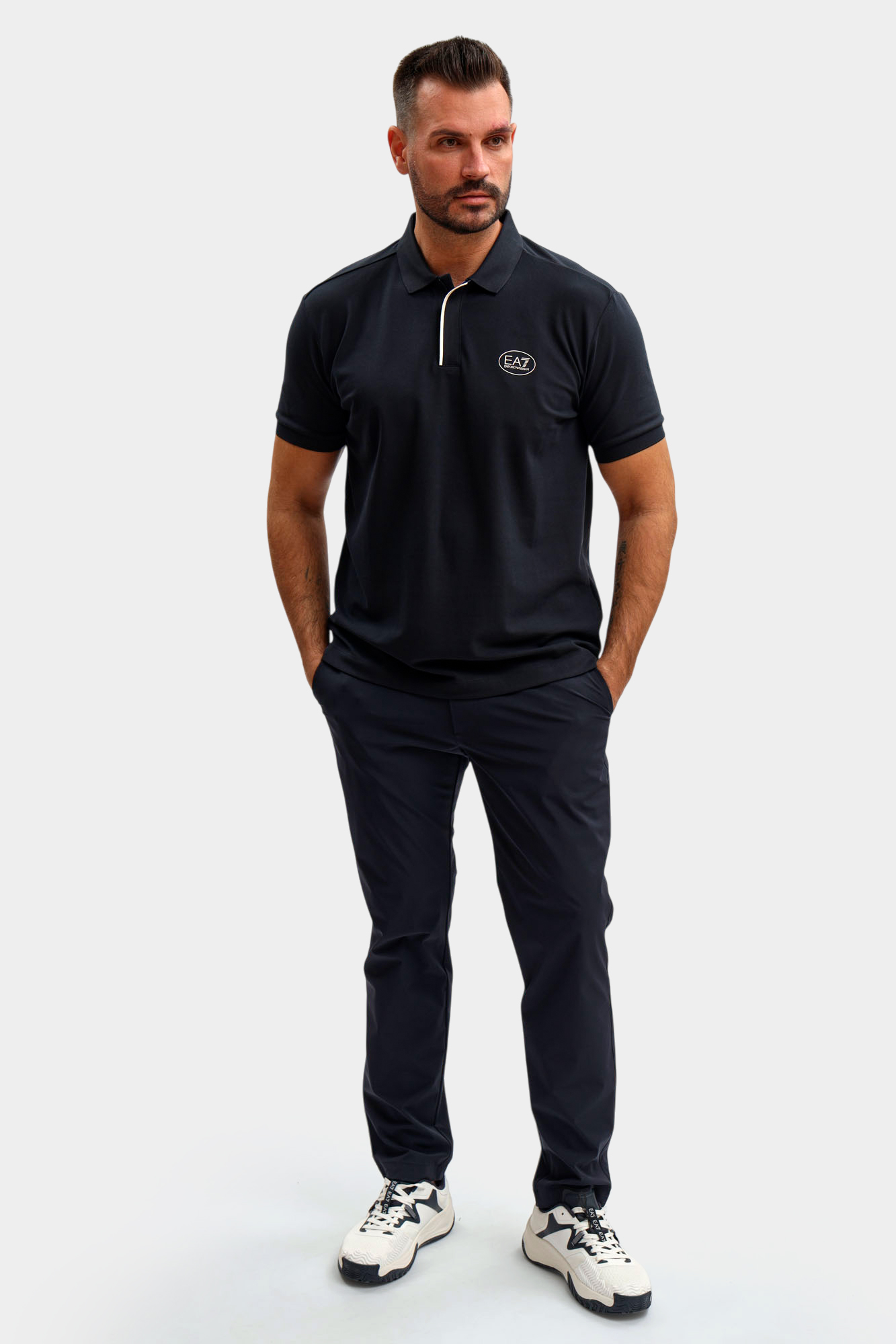 7M001539_AF13511 Поло EA7 Синий