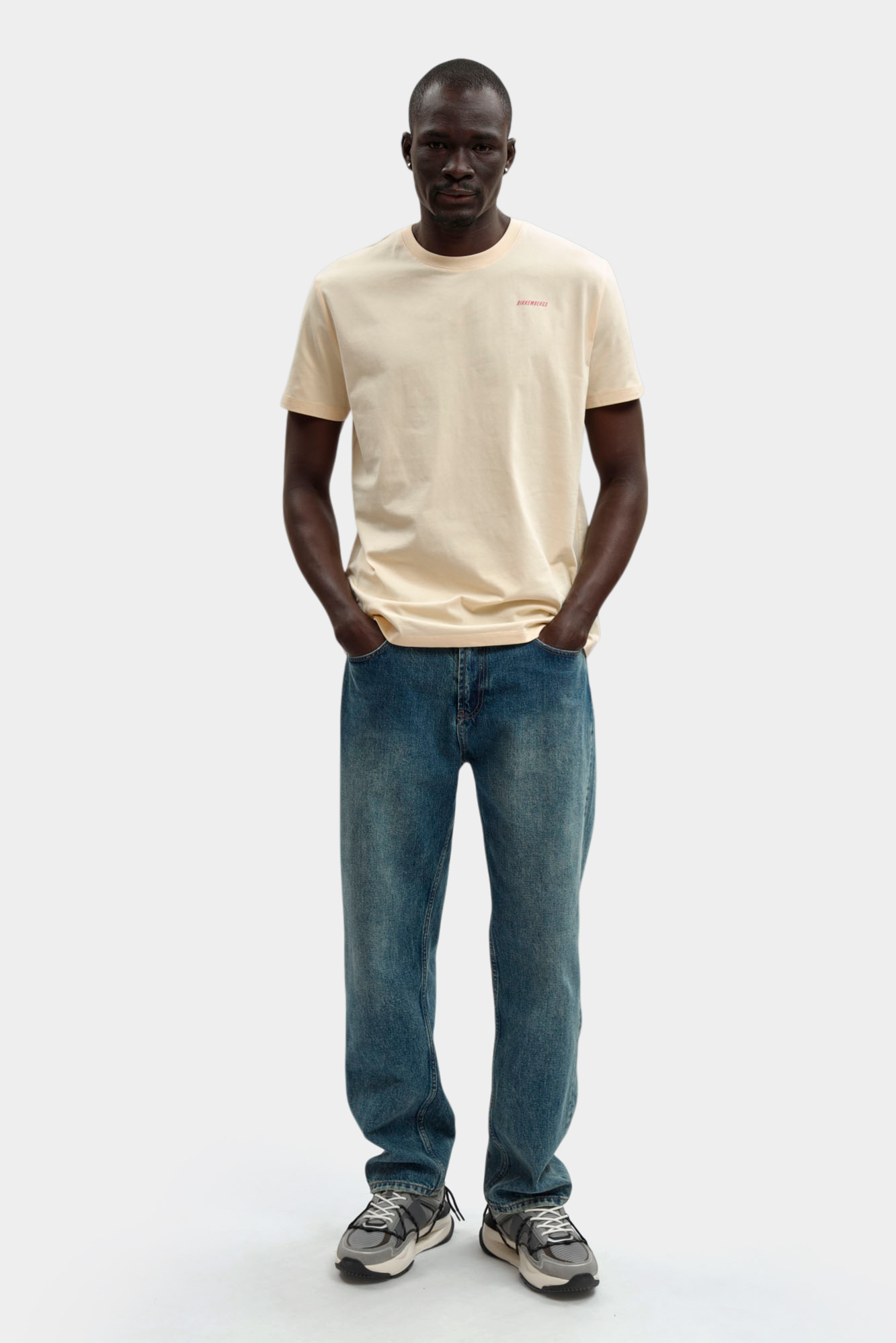 BMT1587 Футболка Bikkembergs Белый