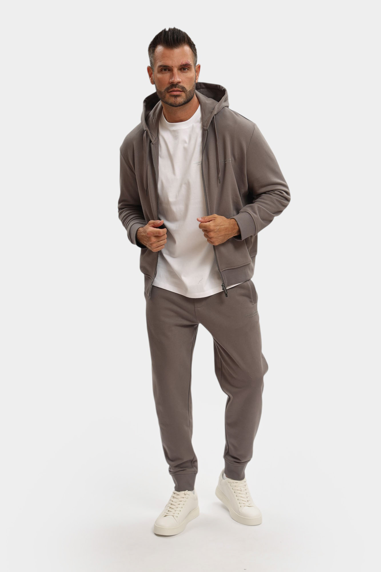 XM001293_AF20934 Толстовка с капюшоном Armani Exchange Серый