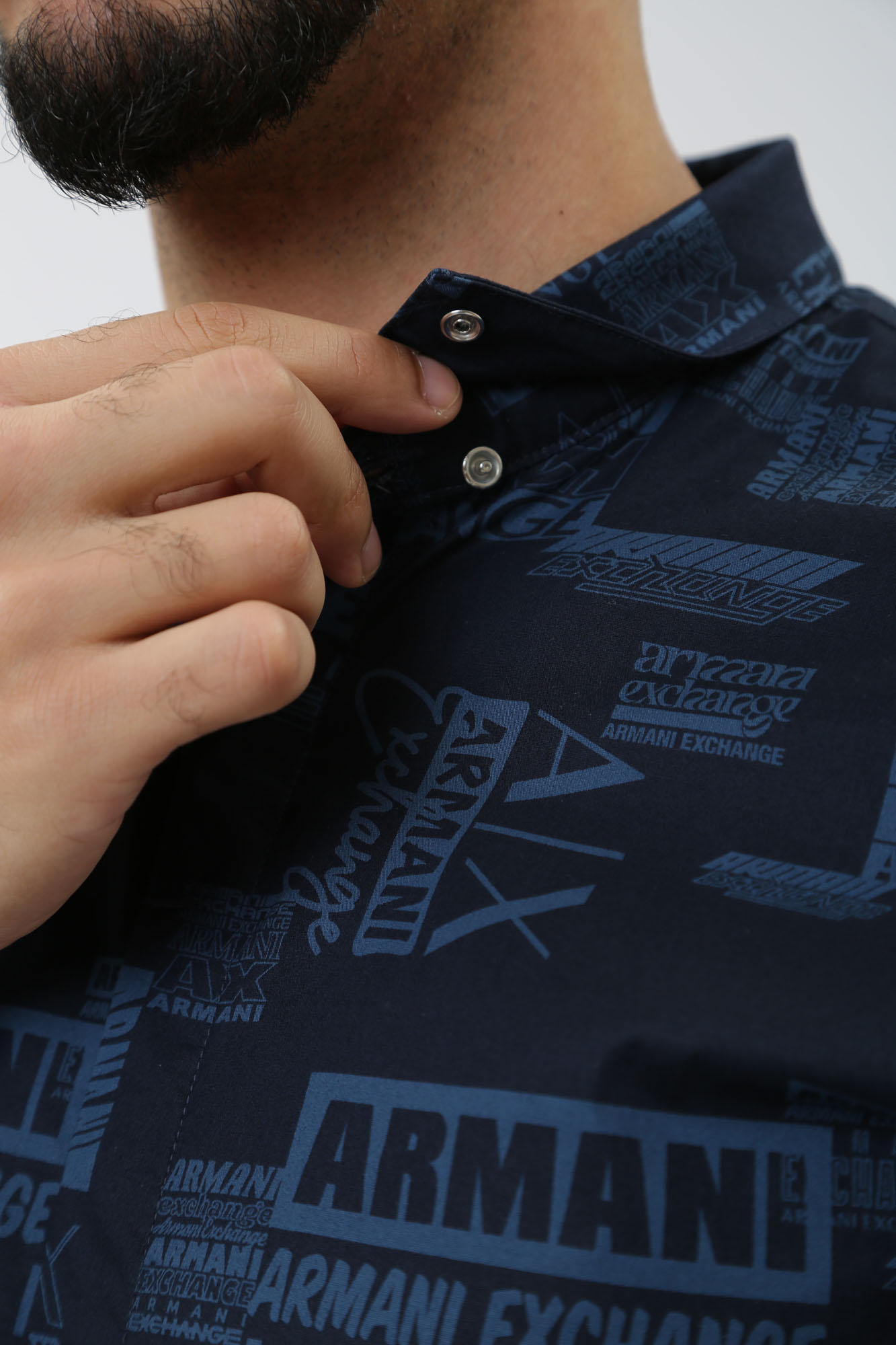 3DZC04_ZNEAZ Рубашка Armani Exchange Синий