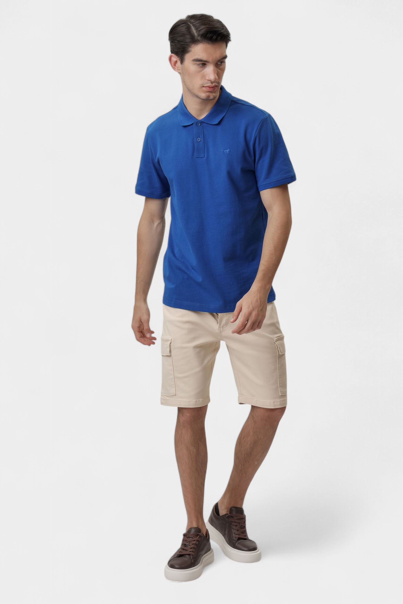 1016293 Поло Mustang Синий