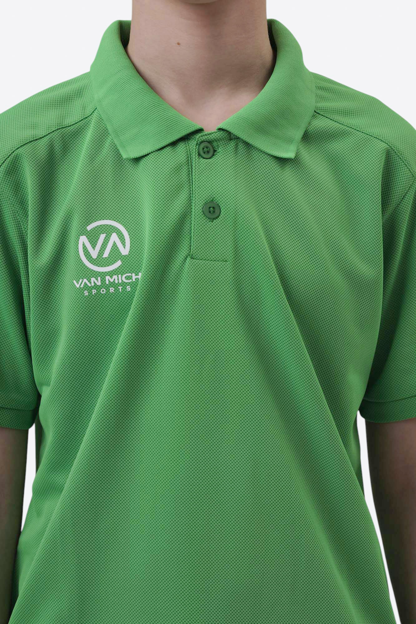 INDJ5183 Поло Van Mich Sports Зеленый