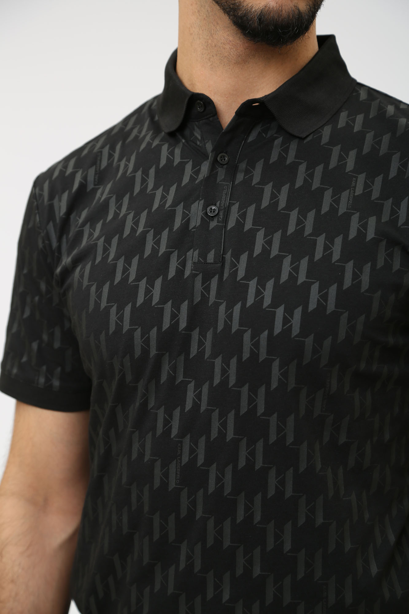 542251_745070 Поло Karl Lagerfeld Черный