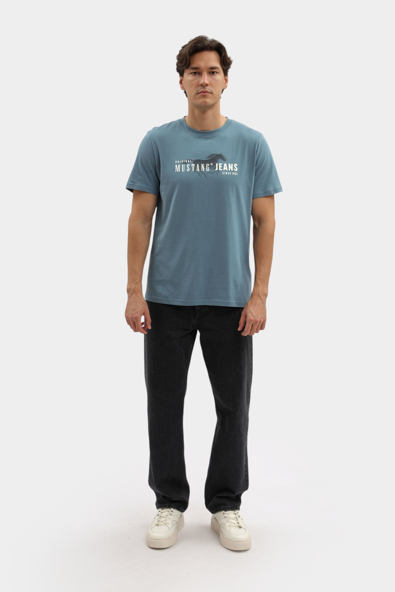 1016854 Футболка Mustang Синий