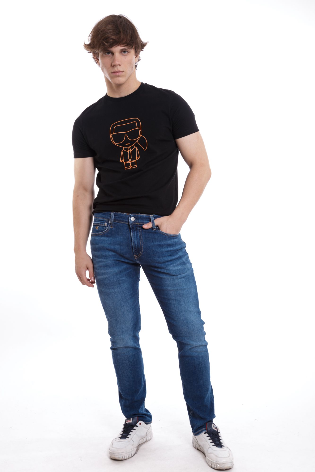 J30J315354_ Джинсы SLIM Calvin Klein Jeans Синий