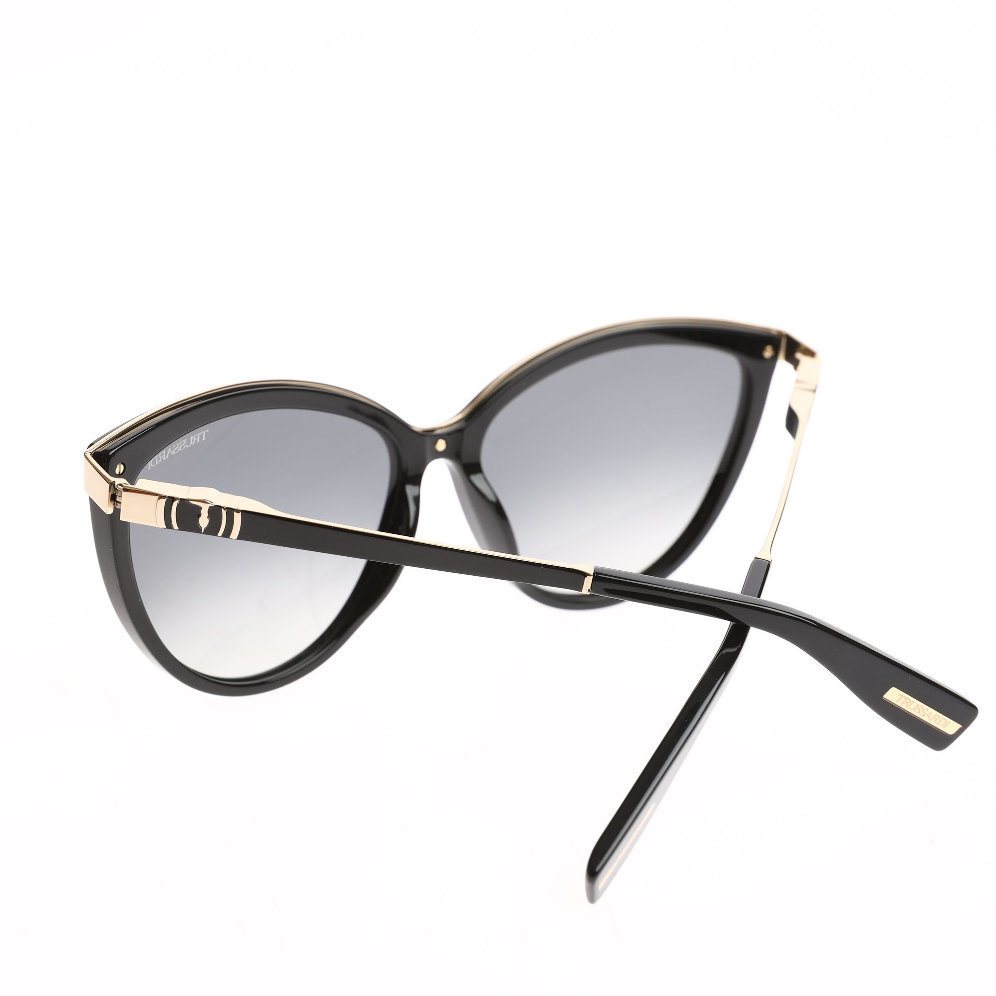 Trussardi-476-700 Очки с футляром Trussardi Черный