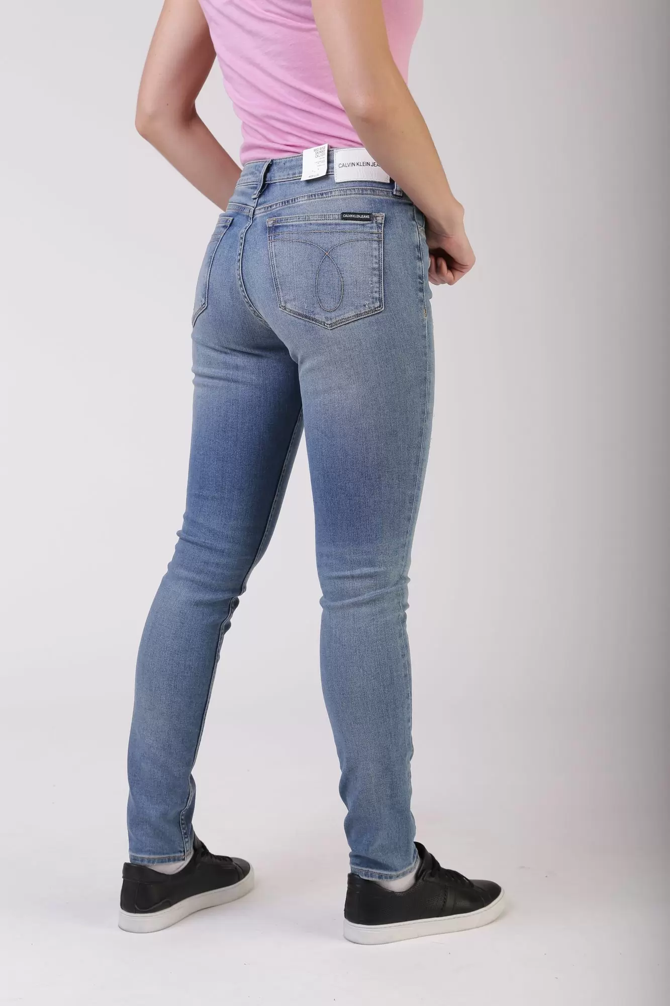 J20J208294 джинсы mid rise skinny ancle calvin klein jeans 