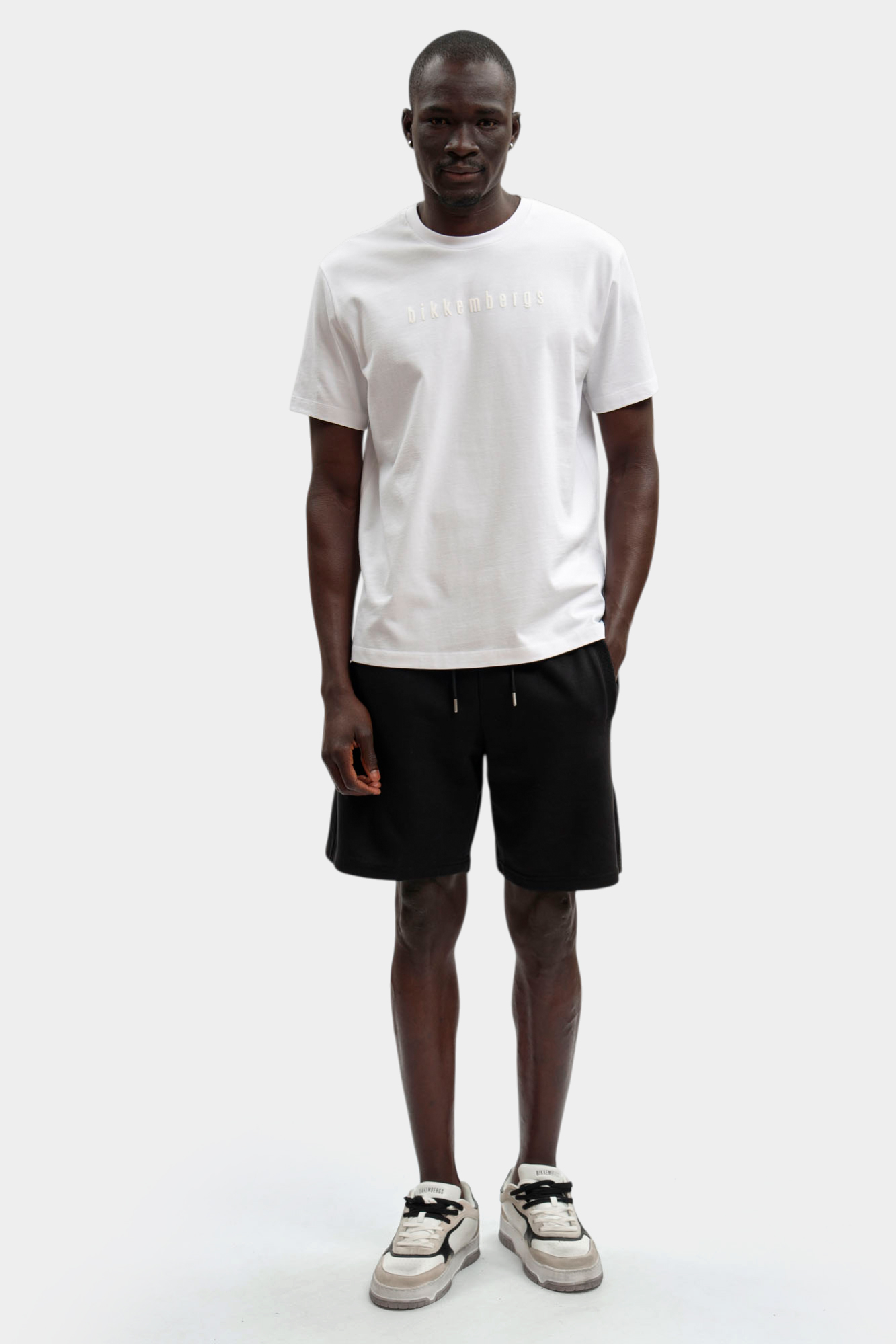 BMT1586 Футболка Bikkembergs Белый