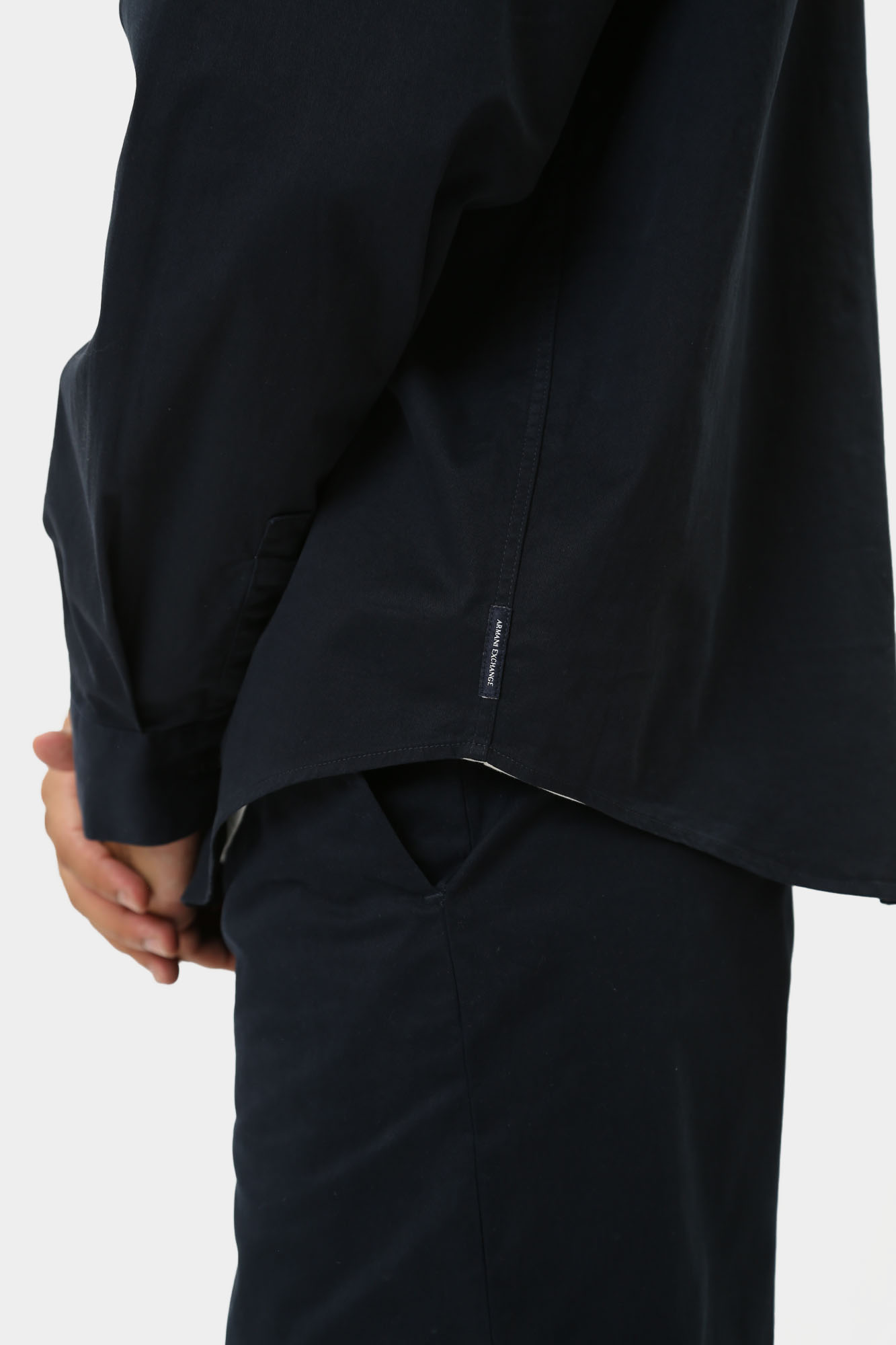 3DZC06_ZN3TZ Рубашка с длинным рукавом Armani Exchange Синий