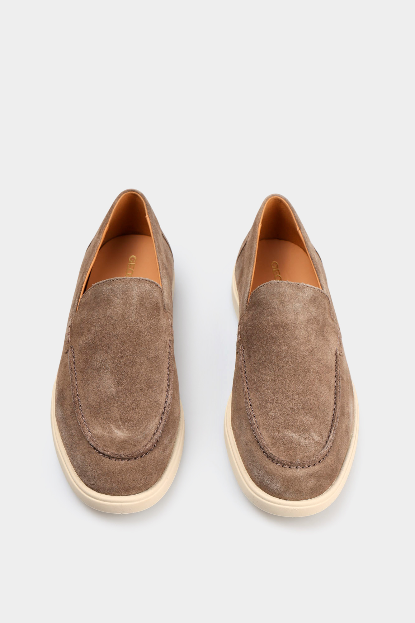 U55LAD00020C Мокасины Geox Серый