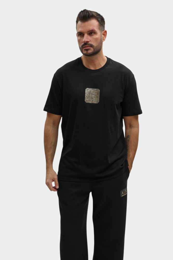 Шорты джинсовые Emporio Armani Хлопок Синий