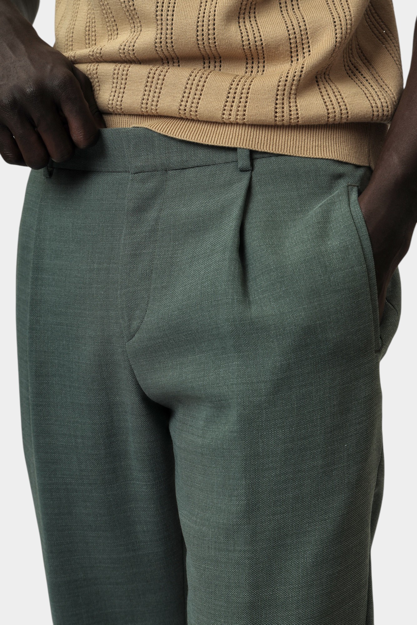 30027155_10008553 Брюки классические Strellson Зеленый