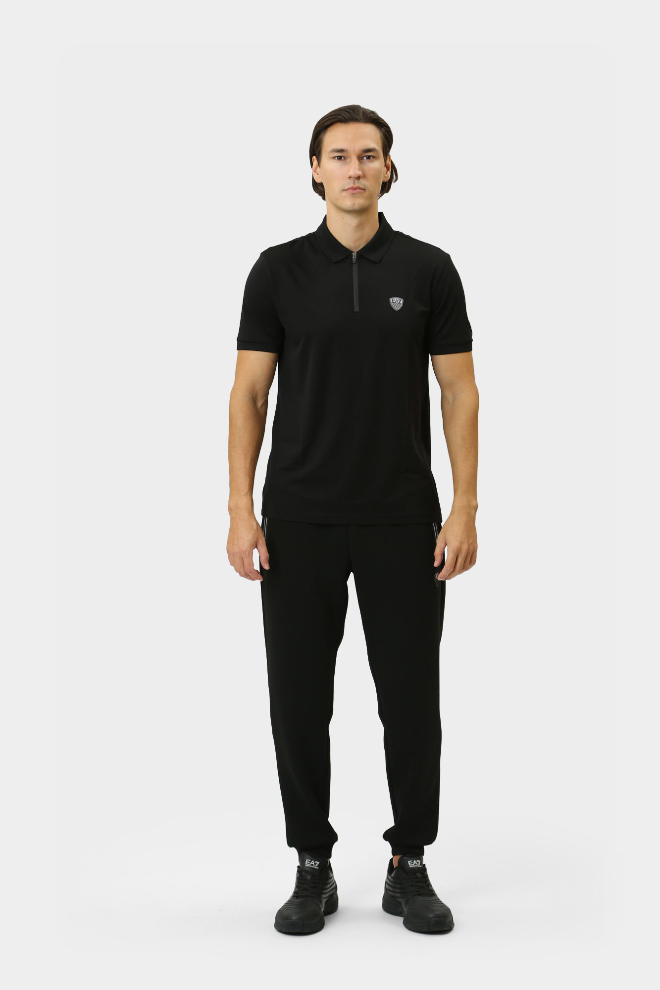 8NPF13_PJRGZ_1200 Поло EA7 Черный