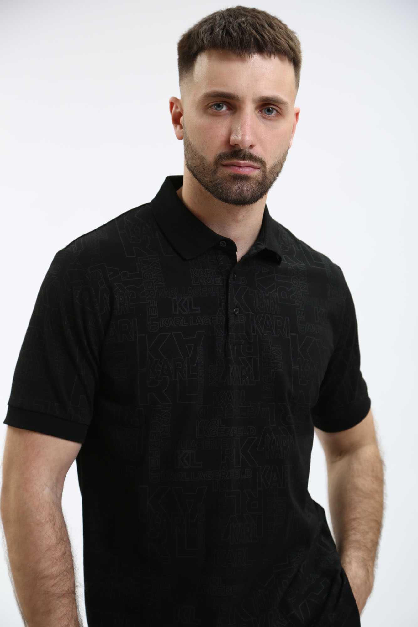541224_745082 Поло Karl Lagerfeld Черный