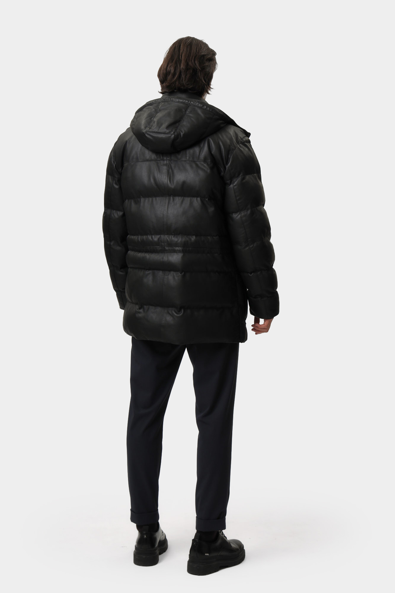 110138_80000674 Куртка кожаная Strellson Черный