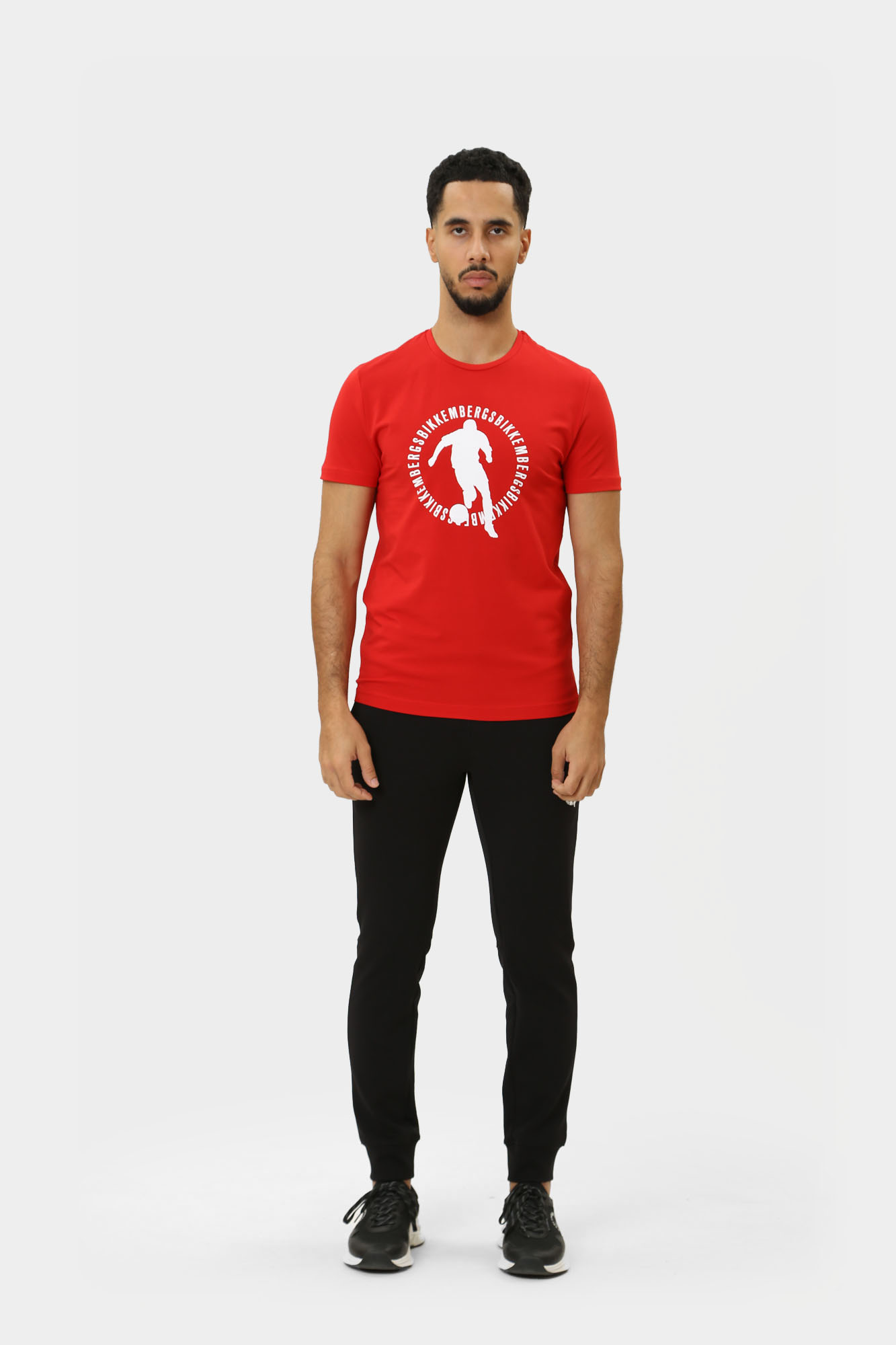 PBMT0412 Футболка Bikkembergs Красный