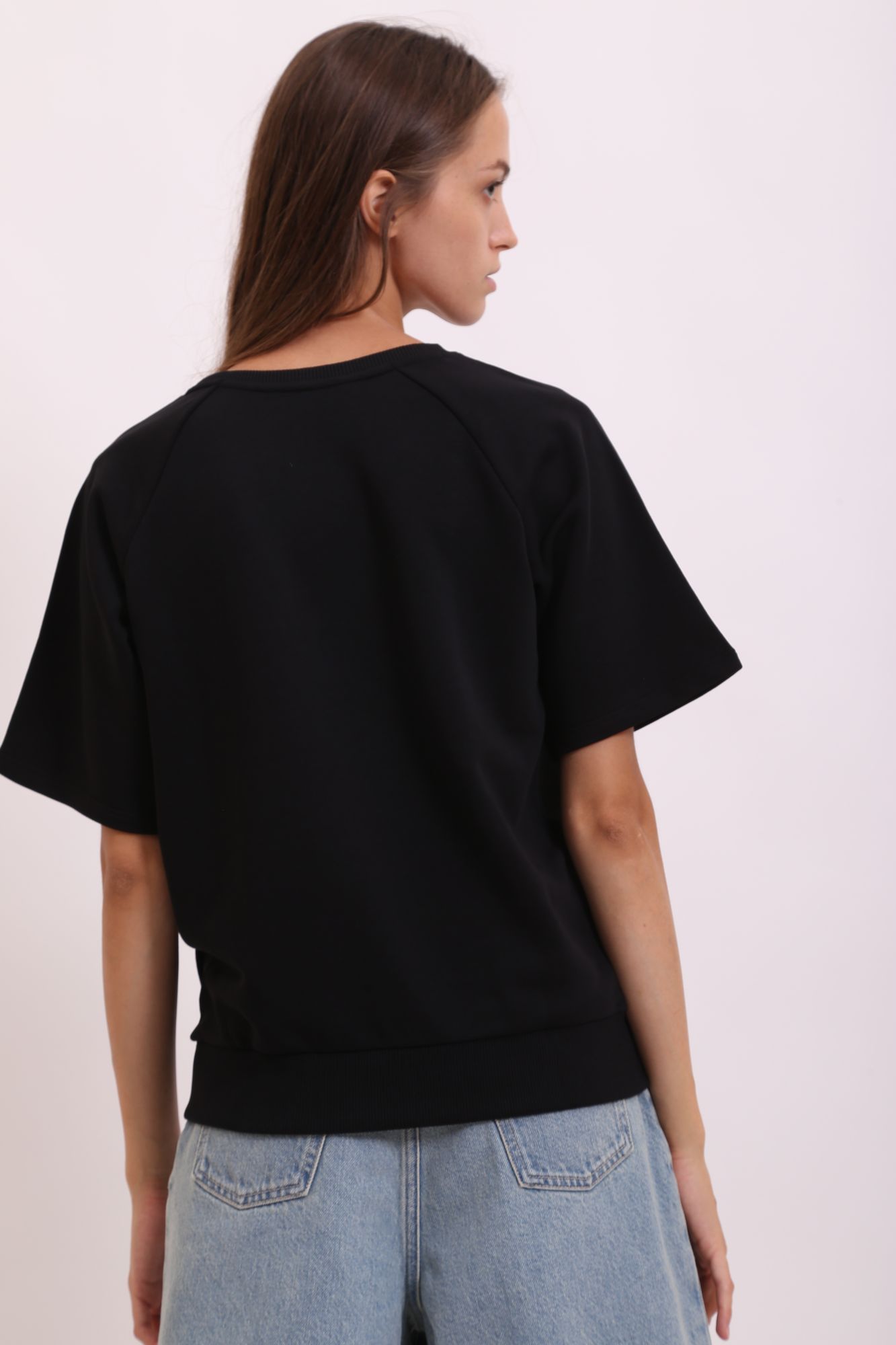 6KYM14_YJ6PZ свитшот с коротким рукавом armani exchange 