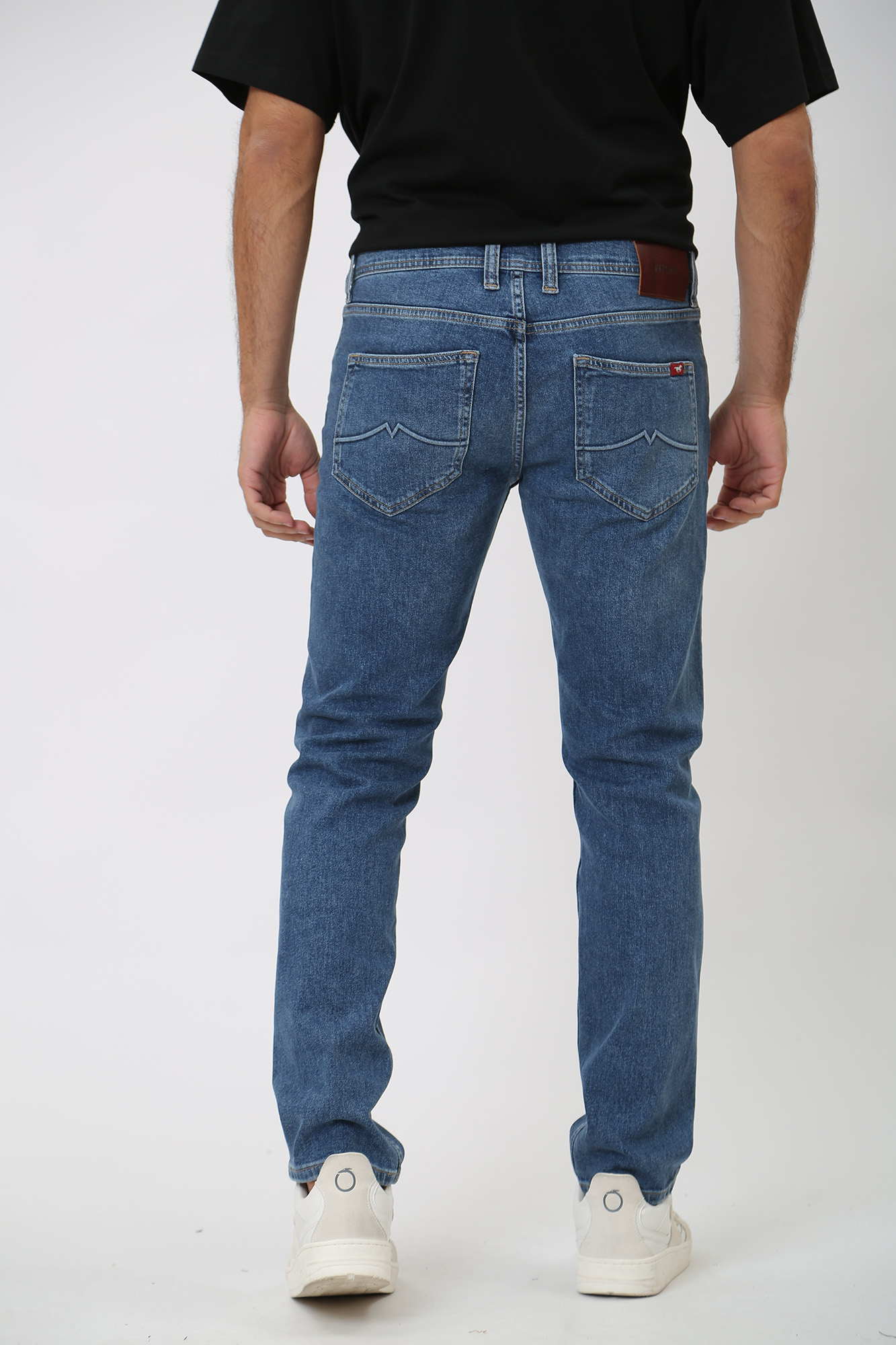 1014595-5000 Брюки джинсовые Mustang Голубой