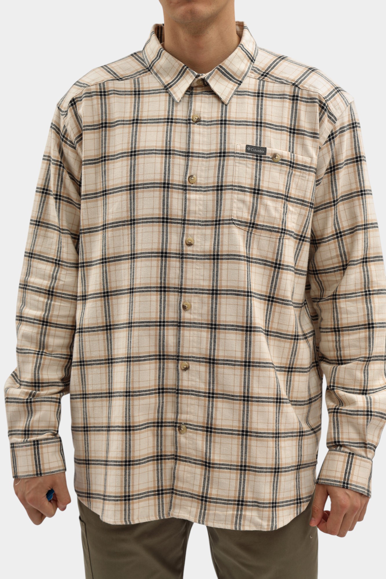 1617951 Рубашка с длинным рукавом Columbia Бежевый